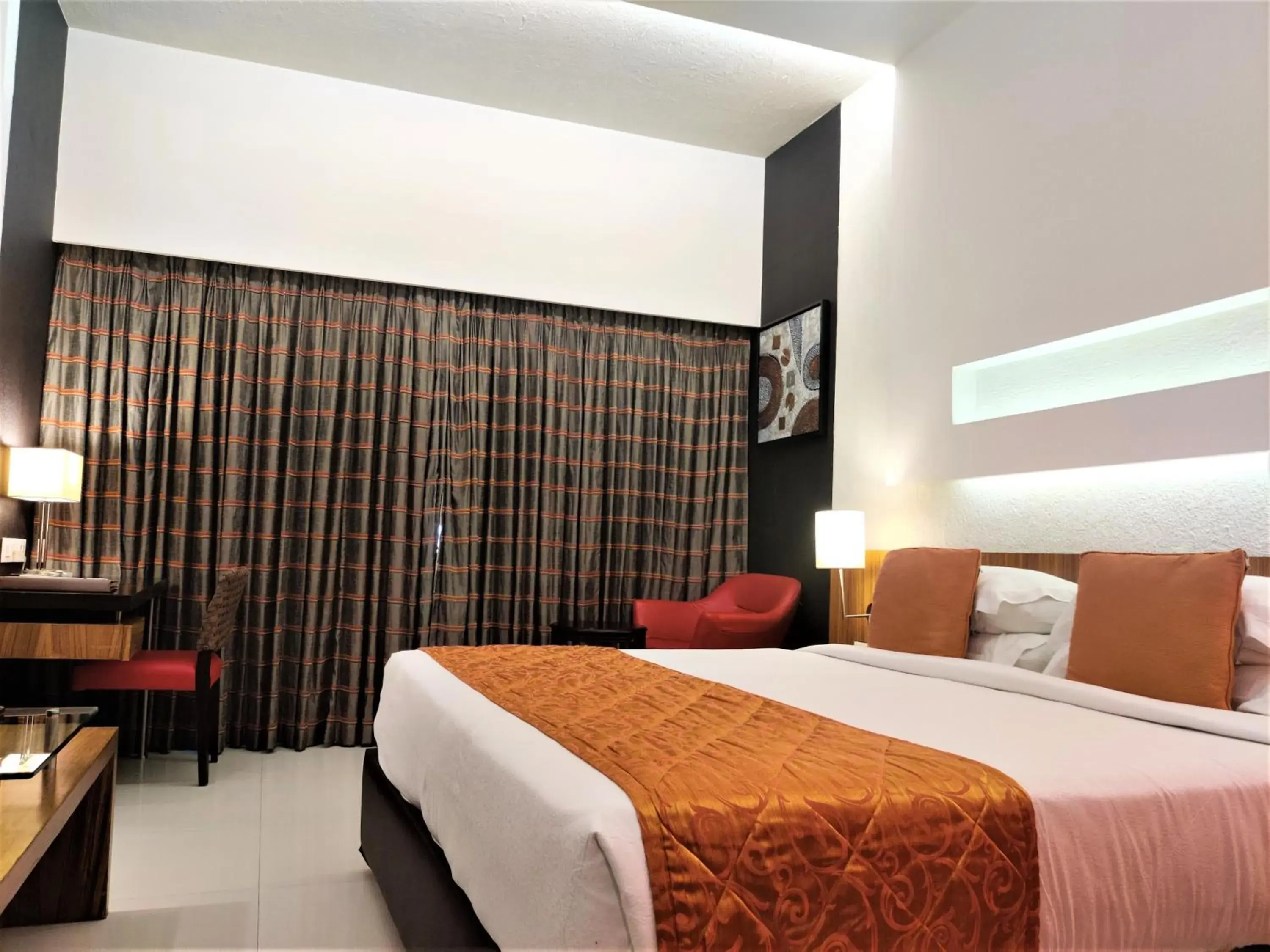 Bed in Hotel Satkar Residency Bed in Hotel Satkar Residency