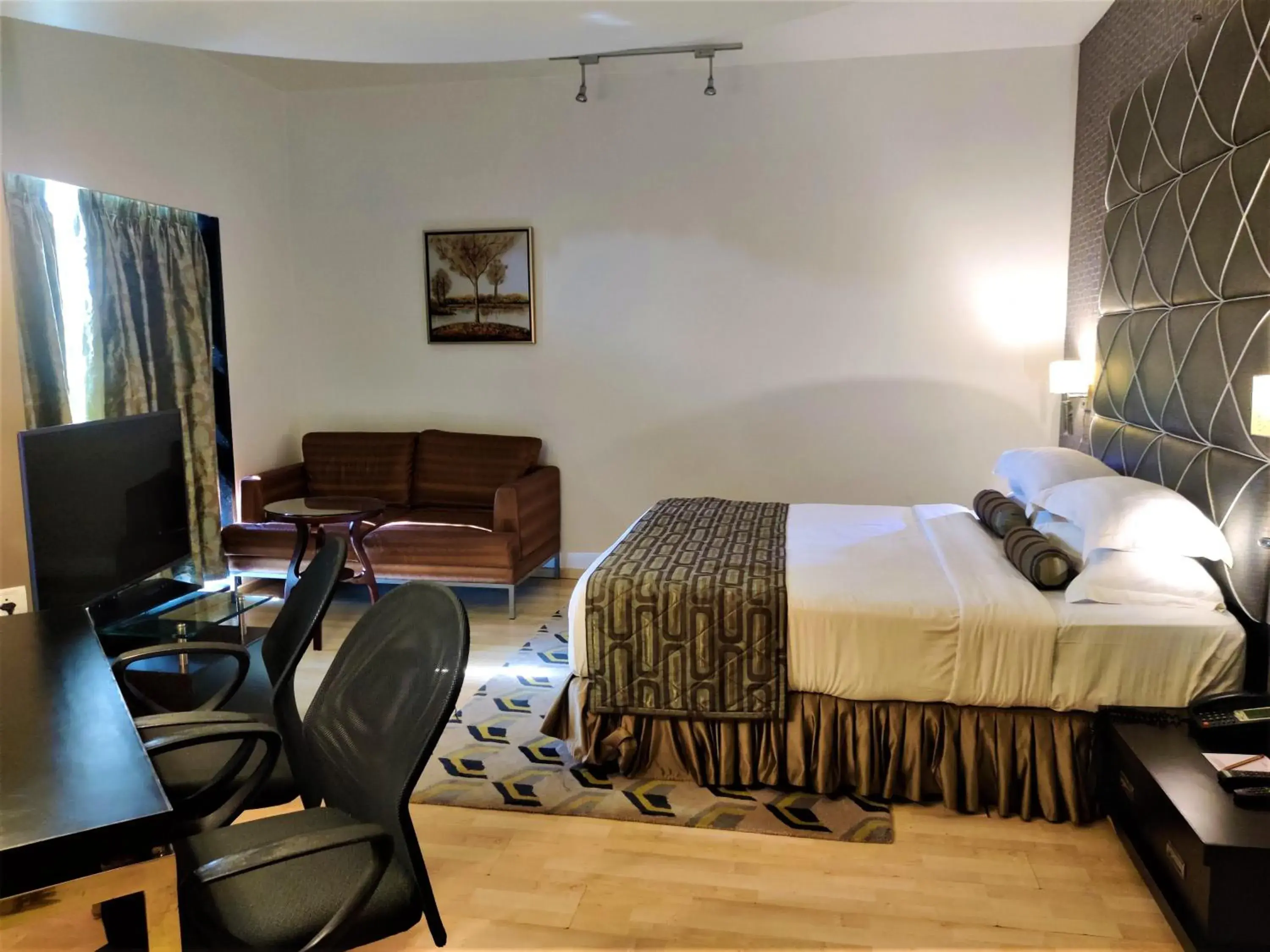 Bed in Hotel Satkar Residency Bed in Hotel Satkar Residency