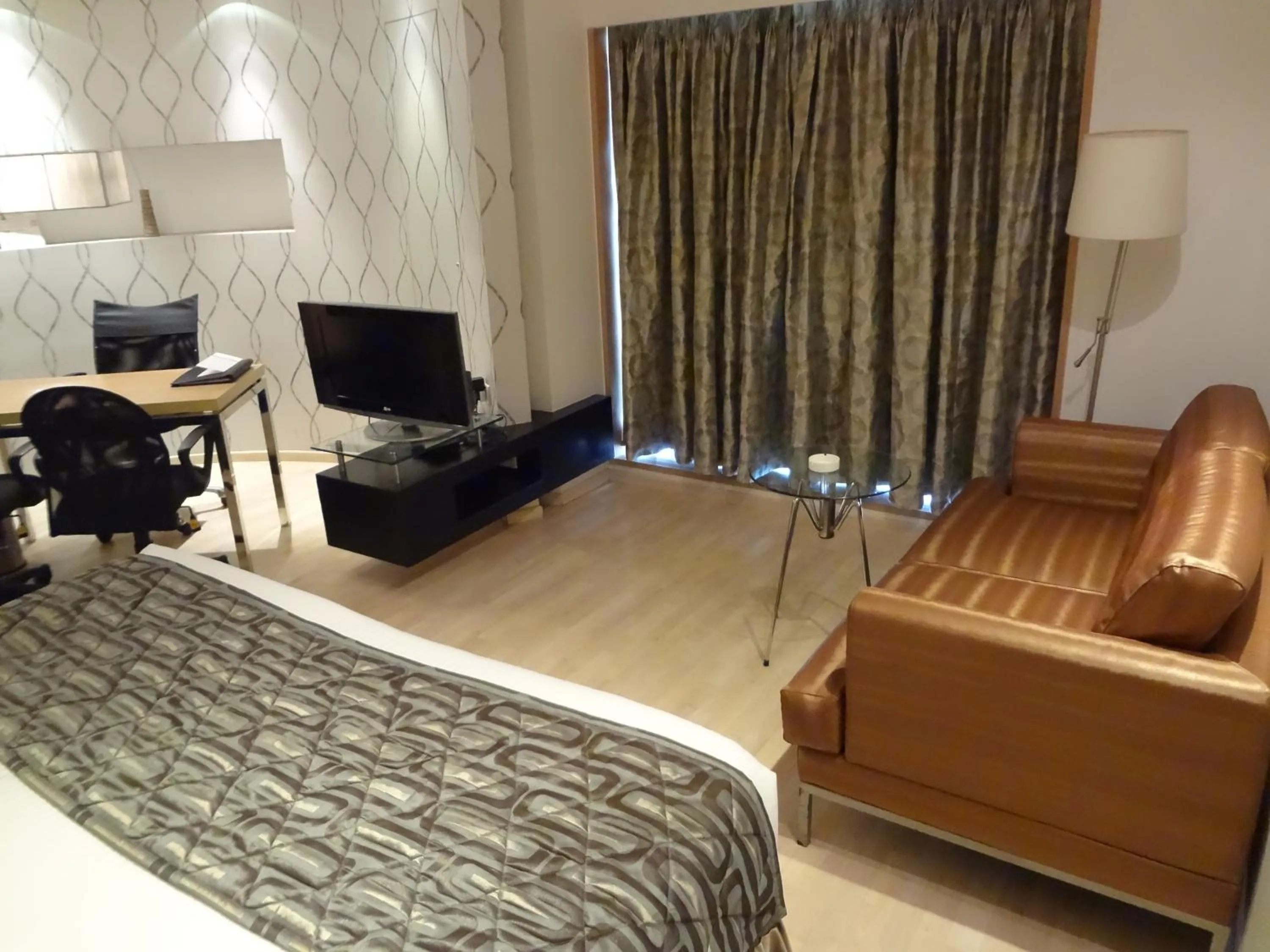 Seating area in Hotel Satkar Residency