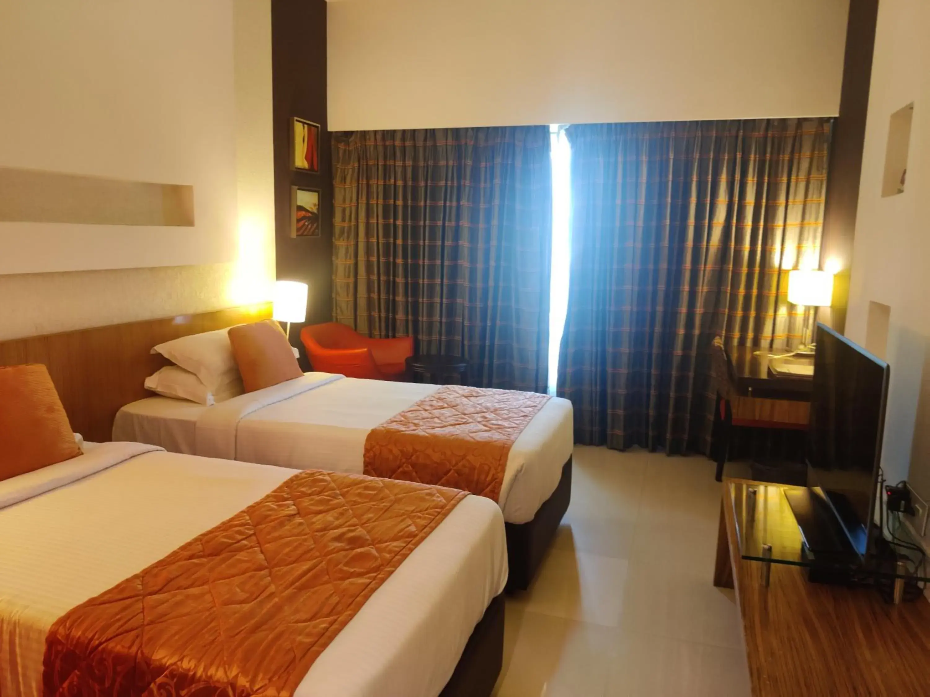 Bed in Hotel Satkar Residency Bed in Hotel Satkar Residency