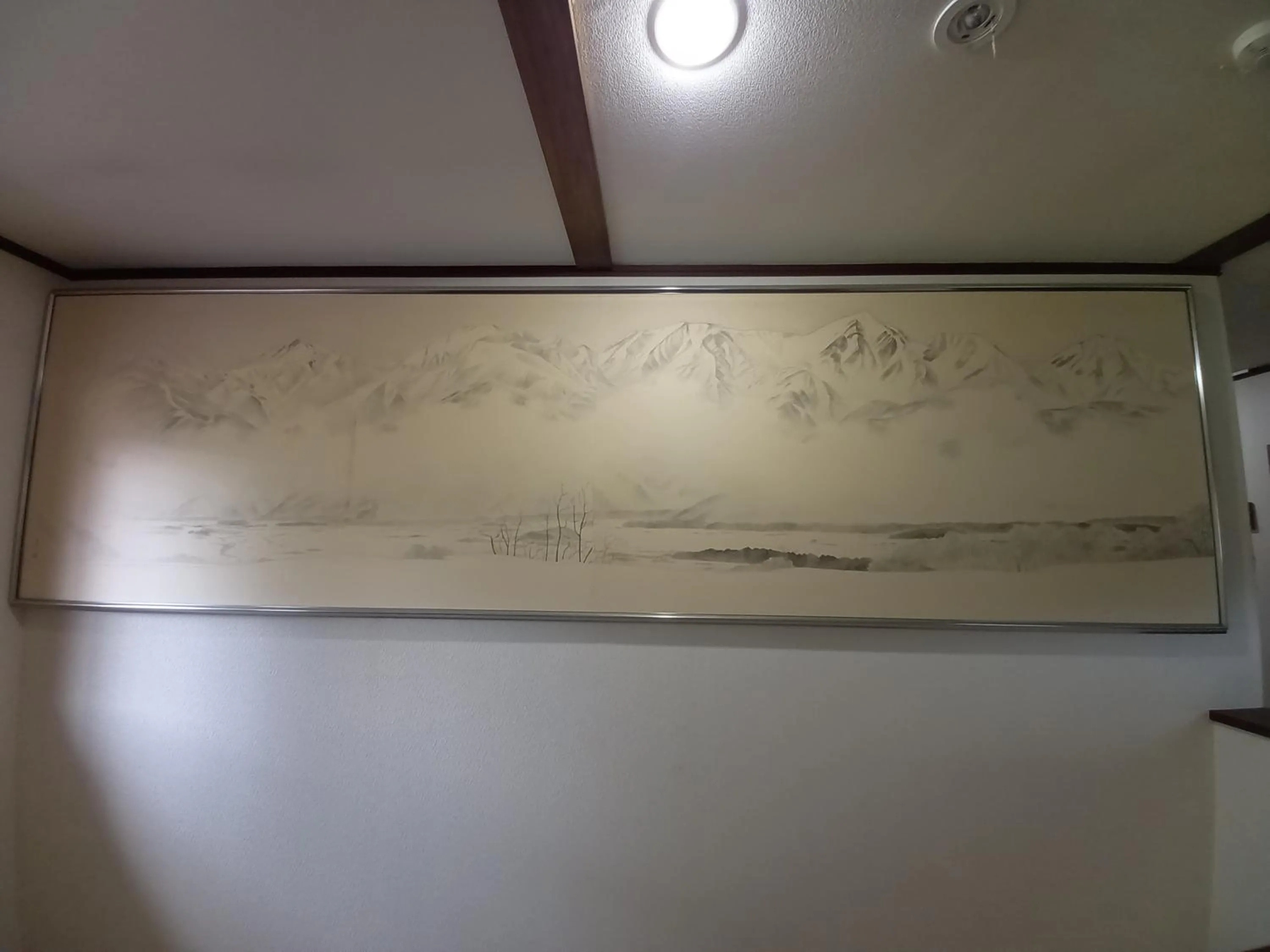 Decorative detail in Hakuba Powder Lodge Taketombo