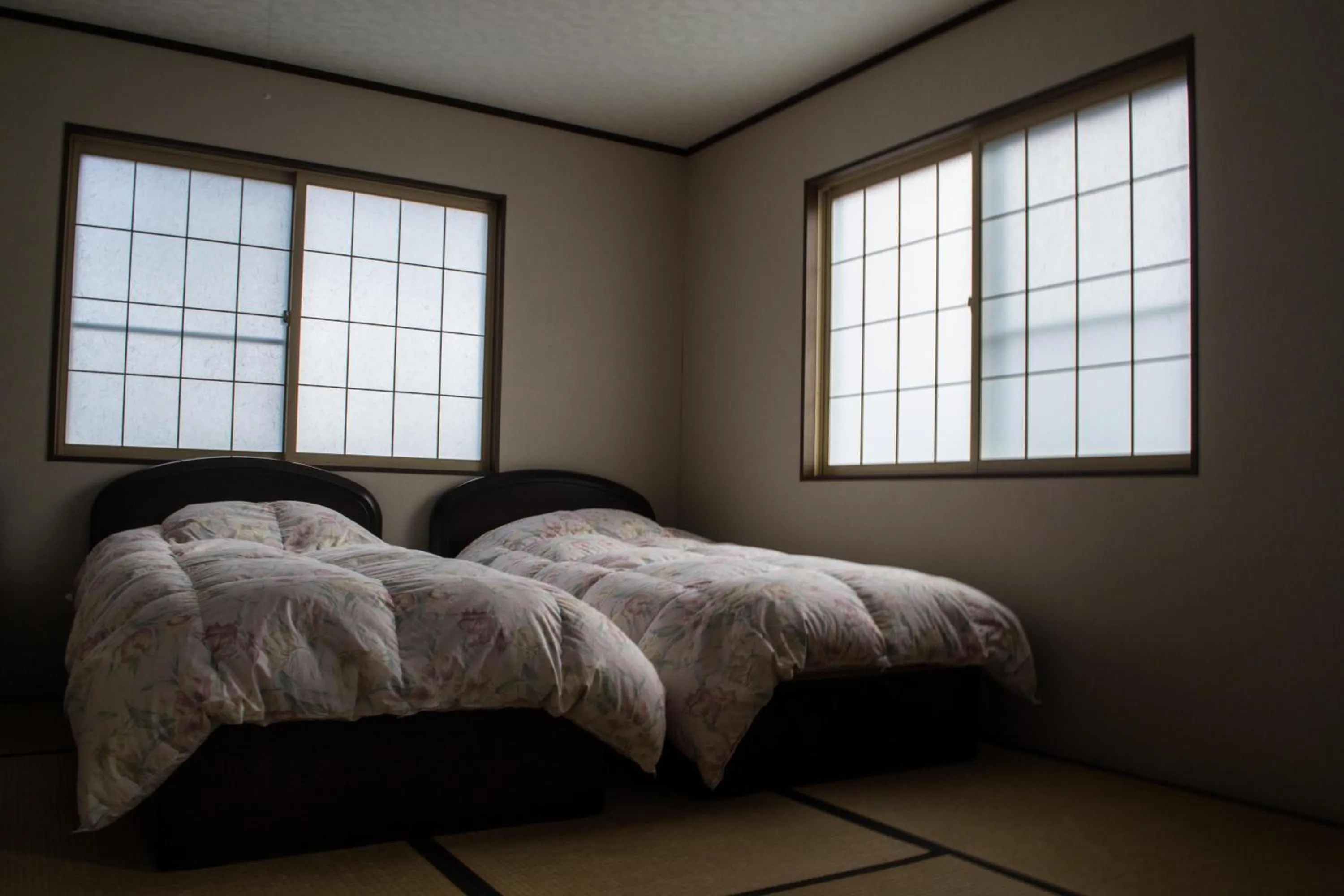 Bed in Hakuba Powder Lodge Taketombo
