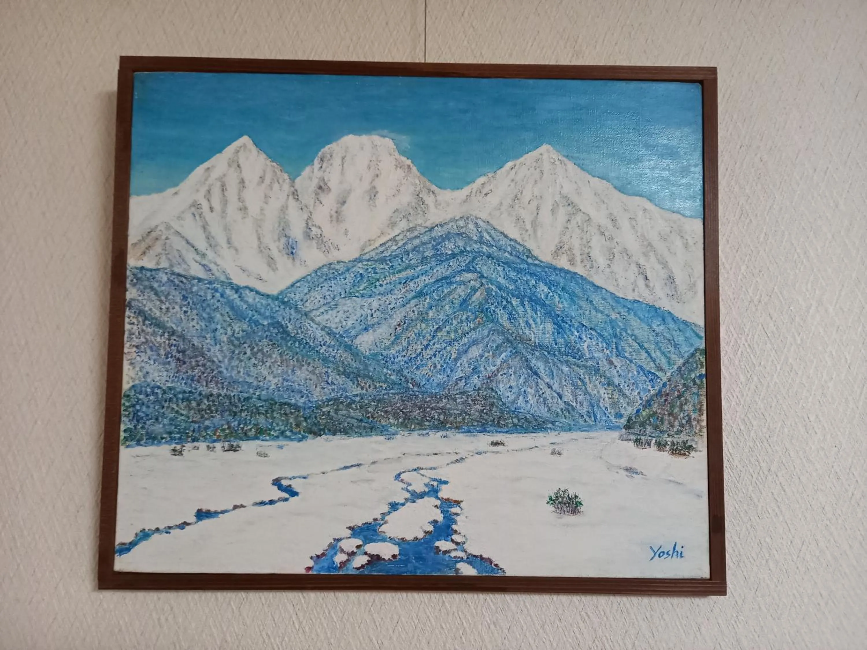 Decorative detail in Hakuba Powder Lodge Taketombo