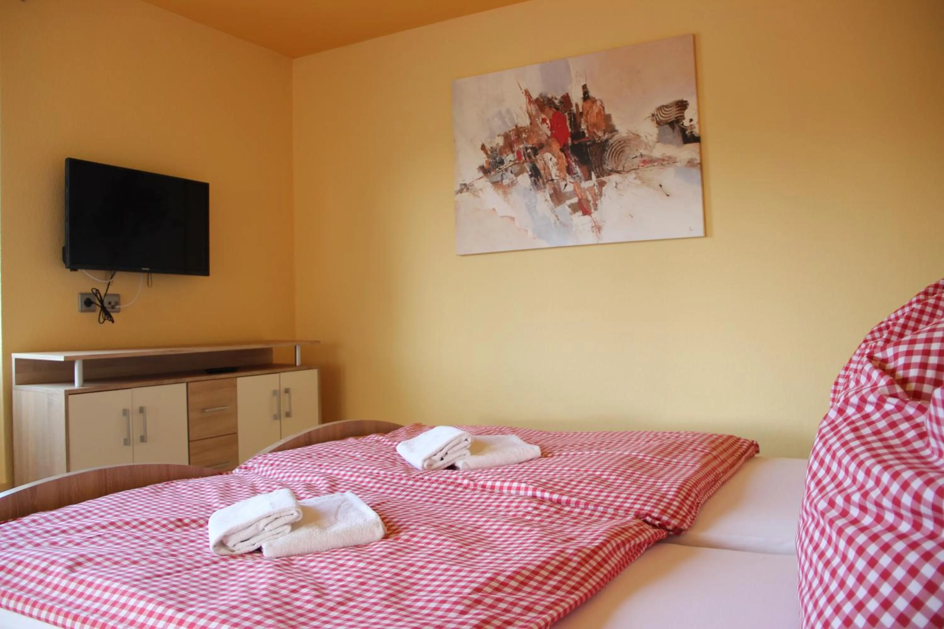 Bed in Friederike Wackler Gästehaus