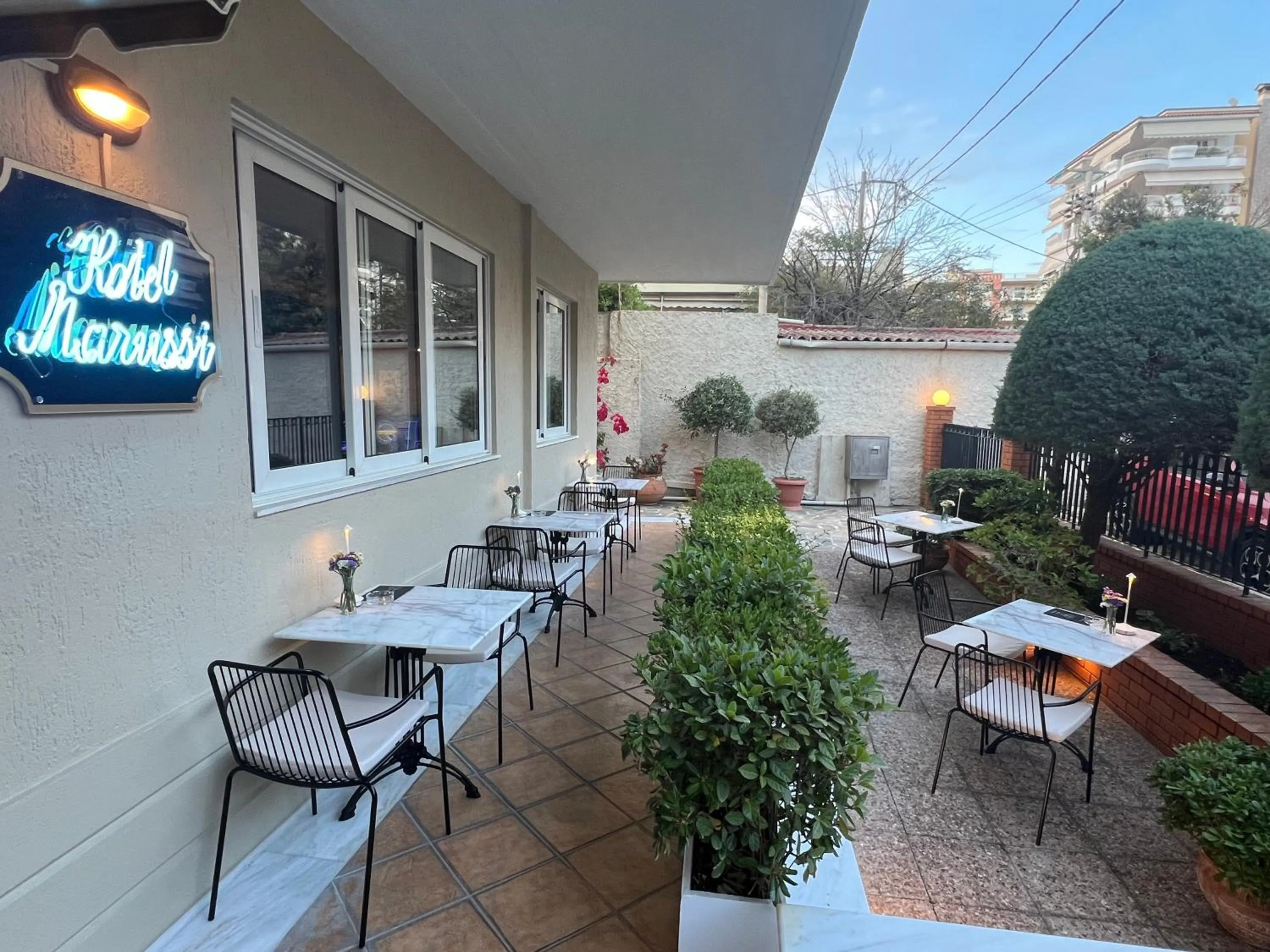 Garden in Hotel Maroussi