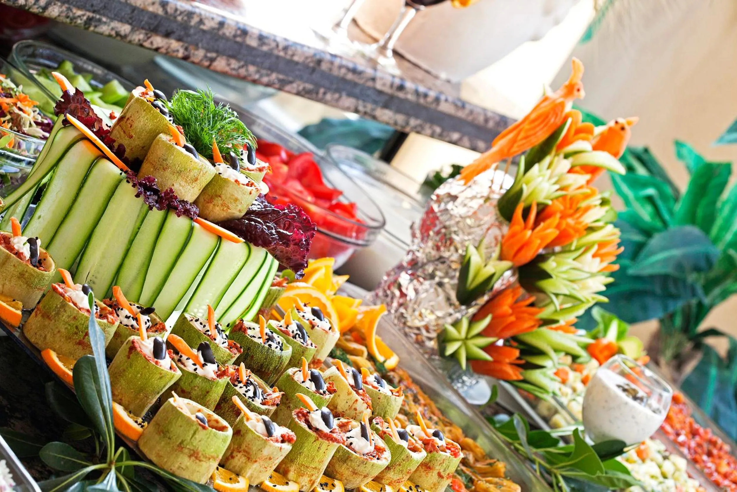 Food close-up in Selen Hotel