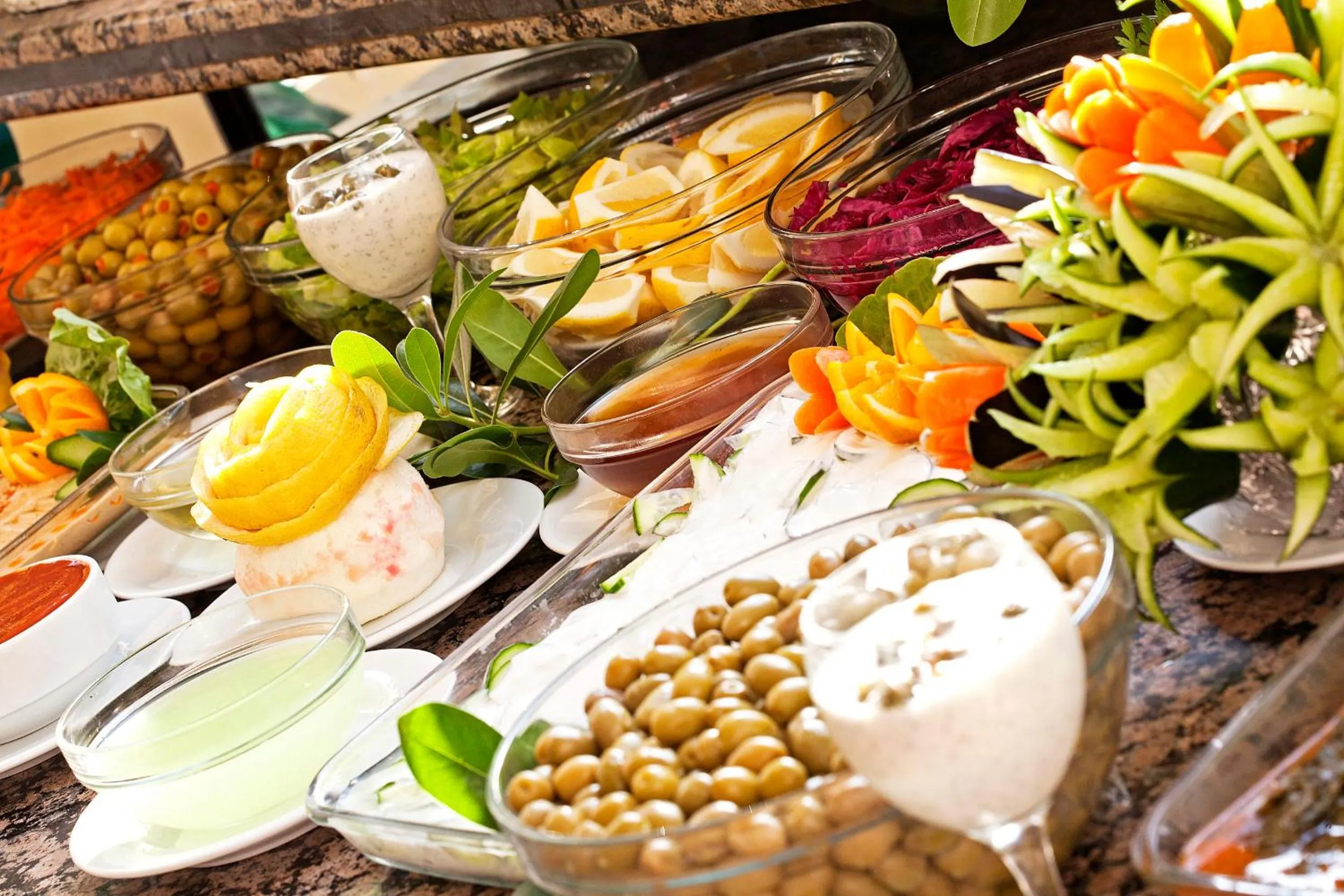 Food close-up in Selen Hotel