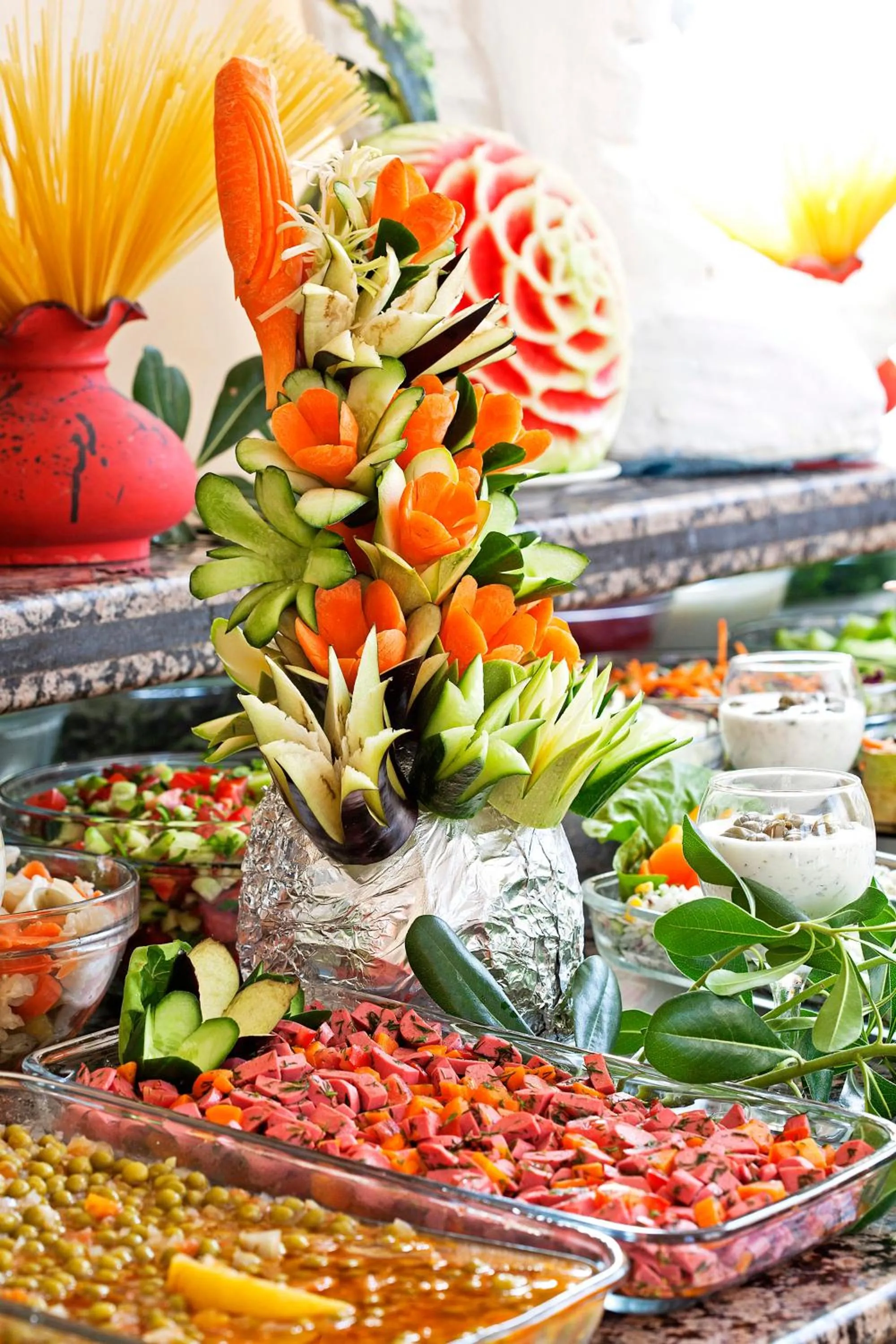 Food close-up in Selen Hotel