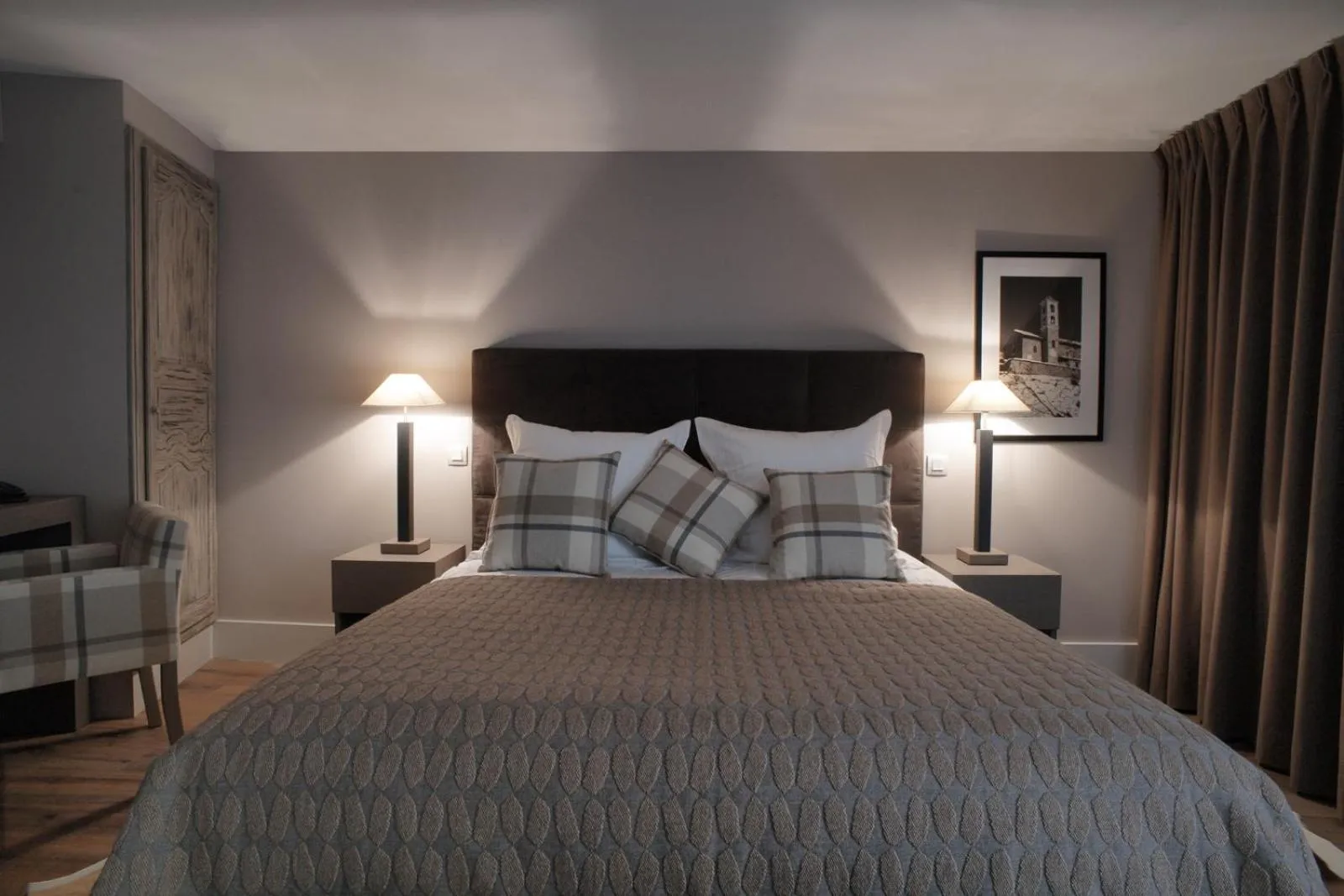 Bed in Hôtel & Spa L'Alta Peyra