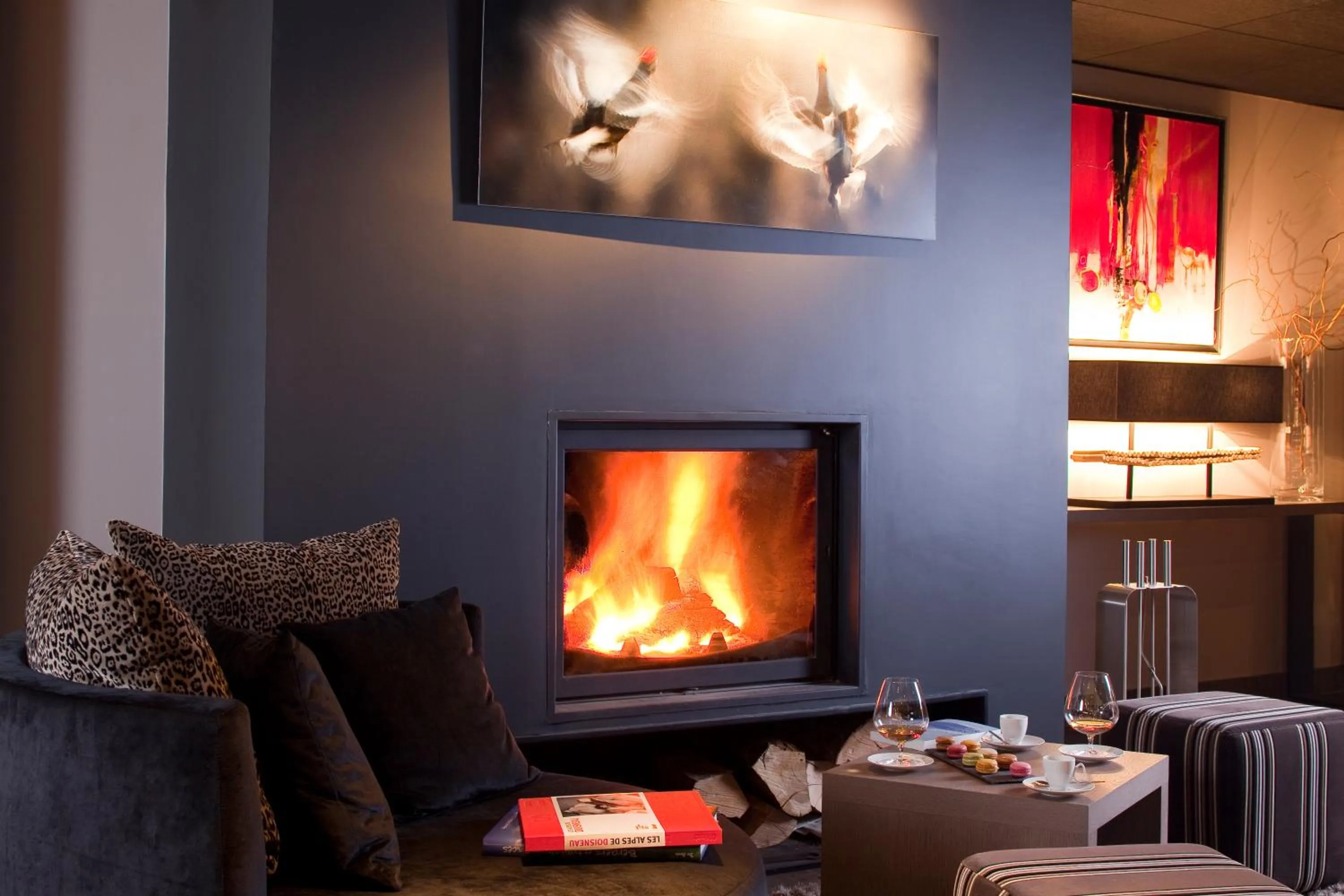 Living room in Hôtel & Spa L'Alta Peyra