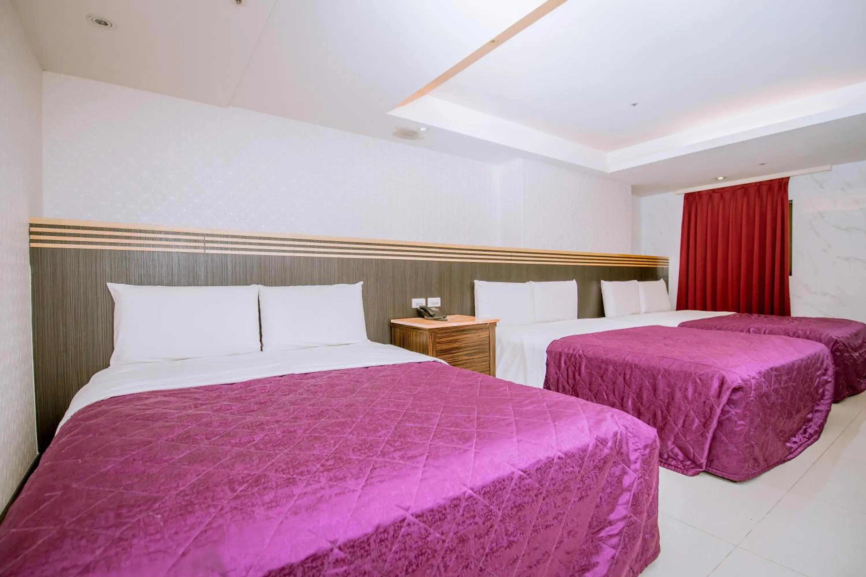 Bed in Guide Hotel Taoyuan Fuxing Bed in Guide Hotel Taoyuan Fuxing