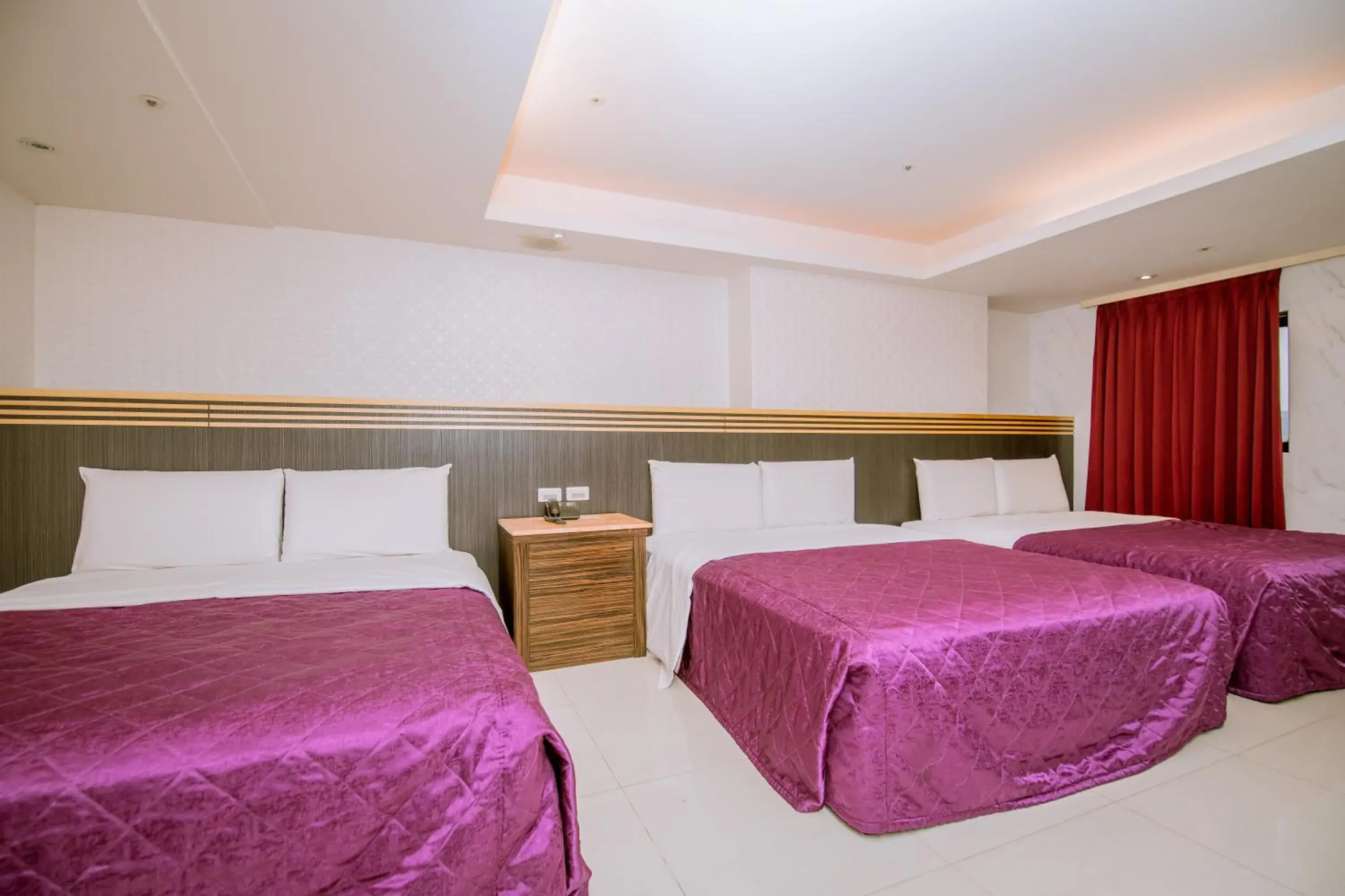 Bed in Guide Hotel Taoyuan Fuxing Bed in Guide Hotel Taoyuan Fuxing