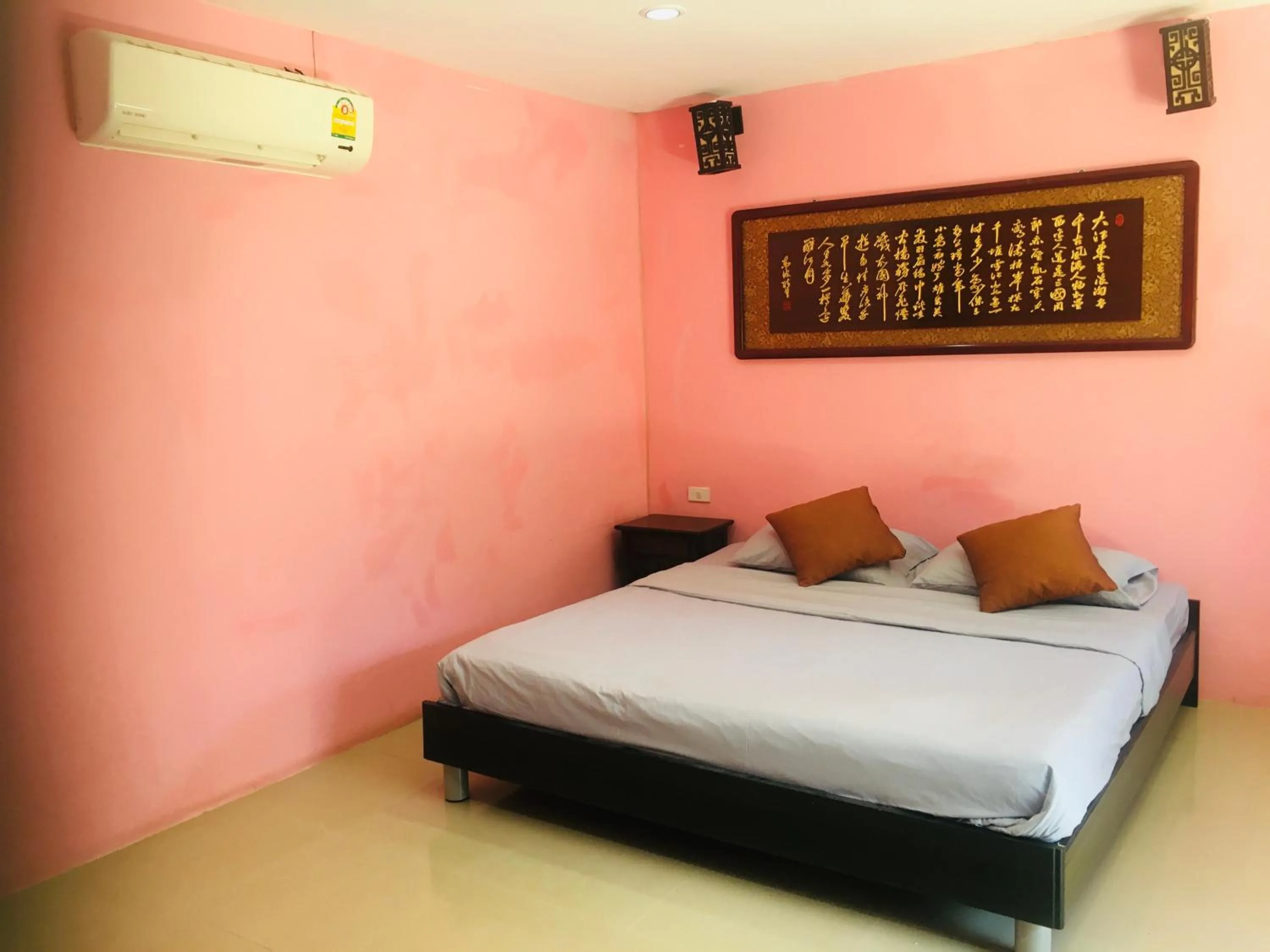 Bed in The Natural Yurt Resort @ Khao Kho