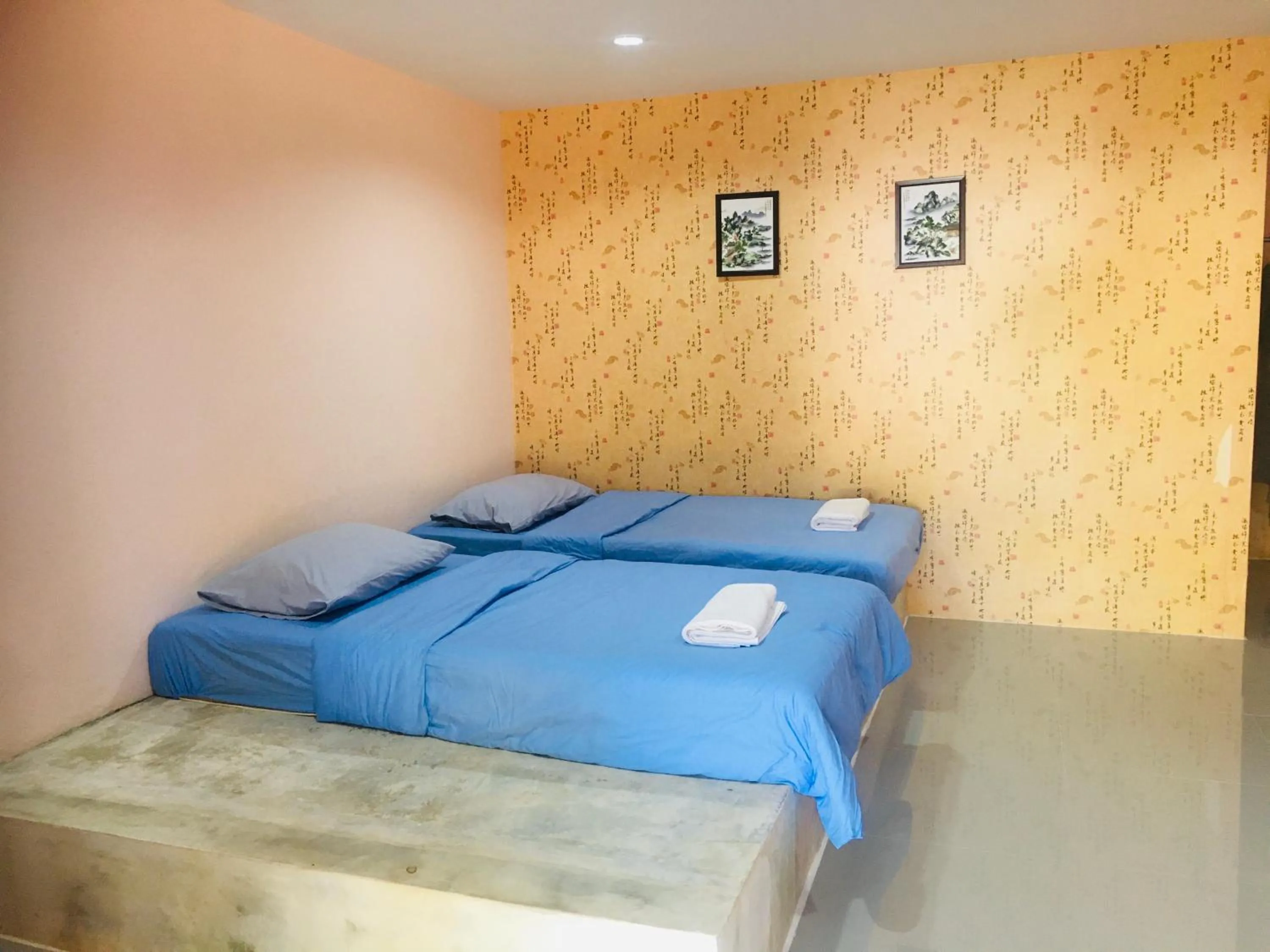 Bed in The Natural Yurt Resort @ Khao Kho