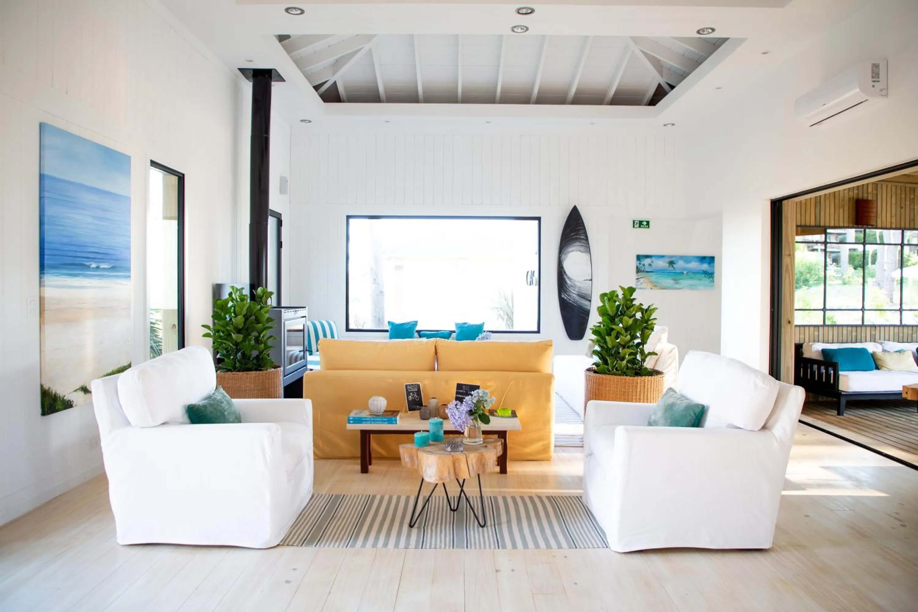 Living room in Casa Flor