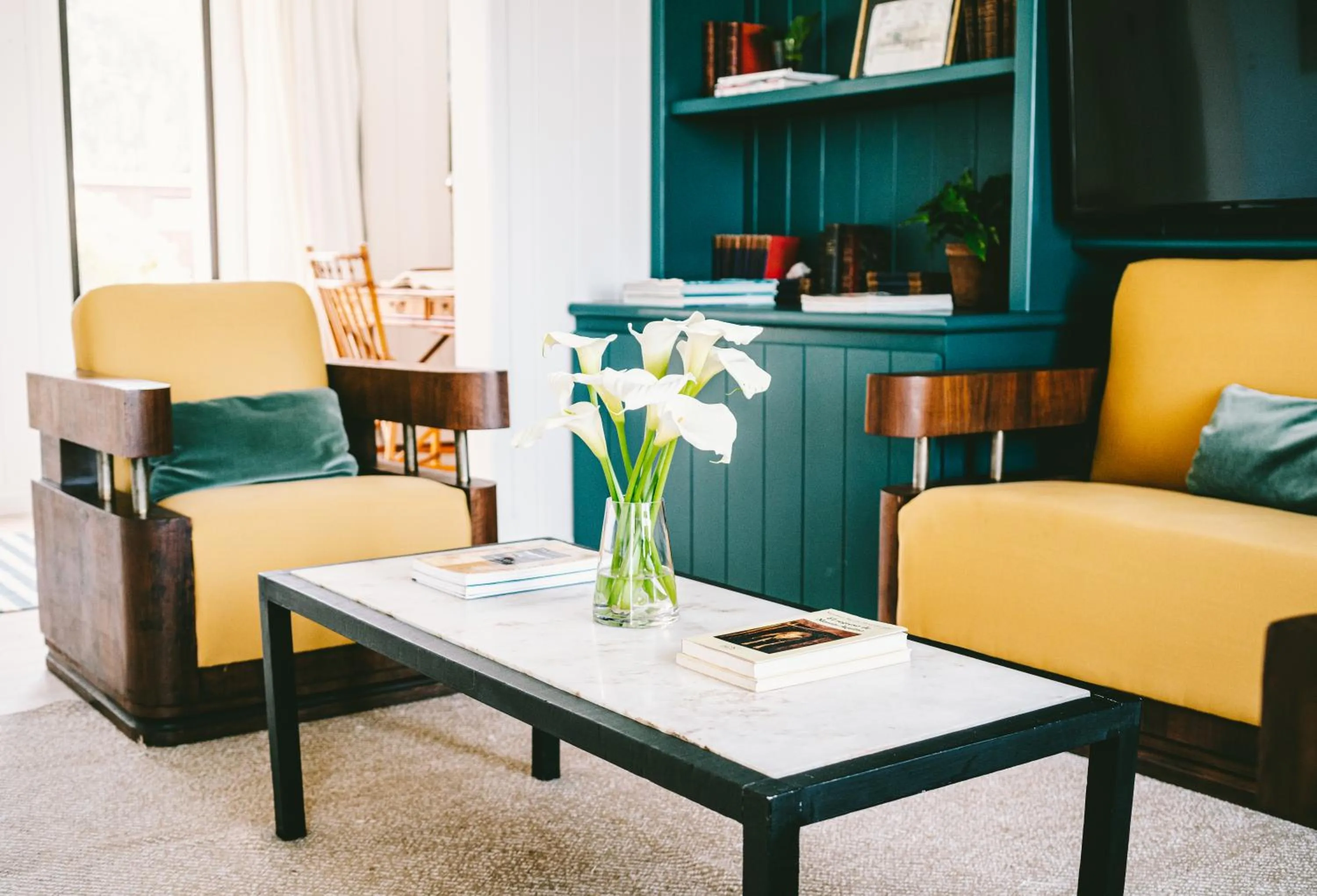 Seating area in Casa Flor