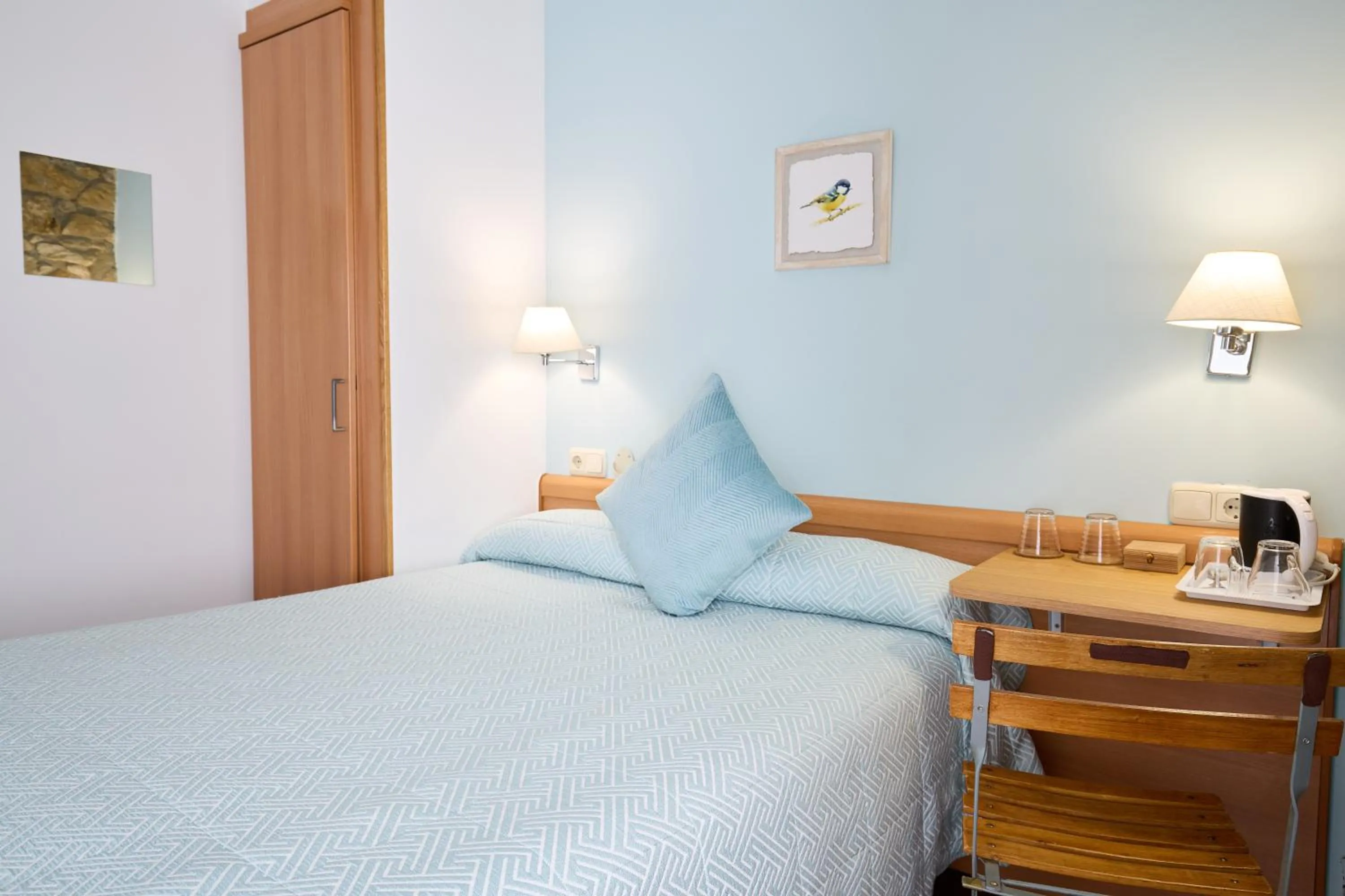 Bed in Pensión Nuevas Artes