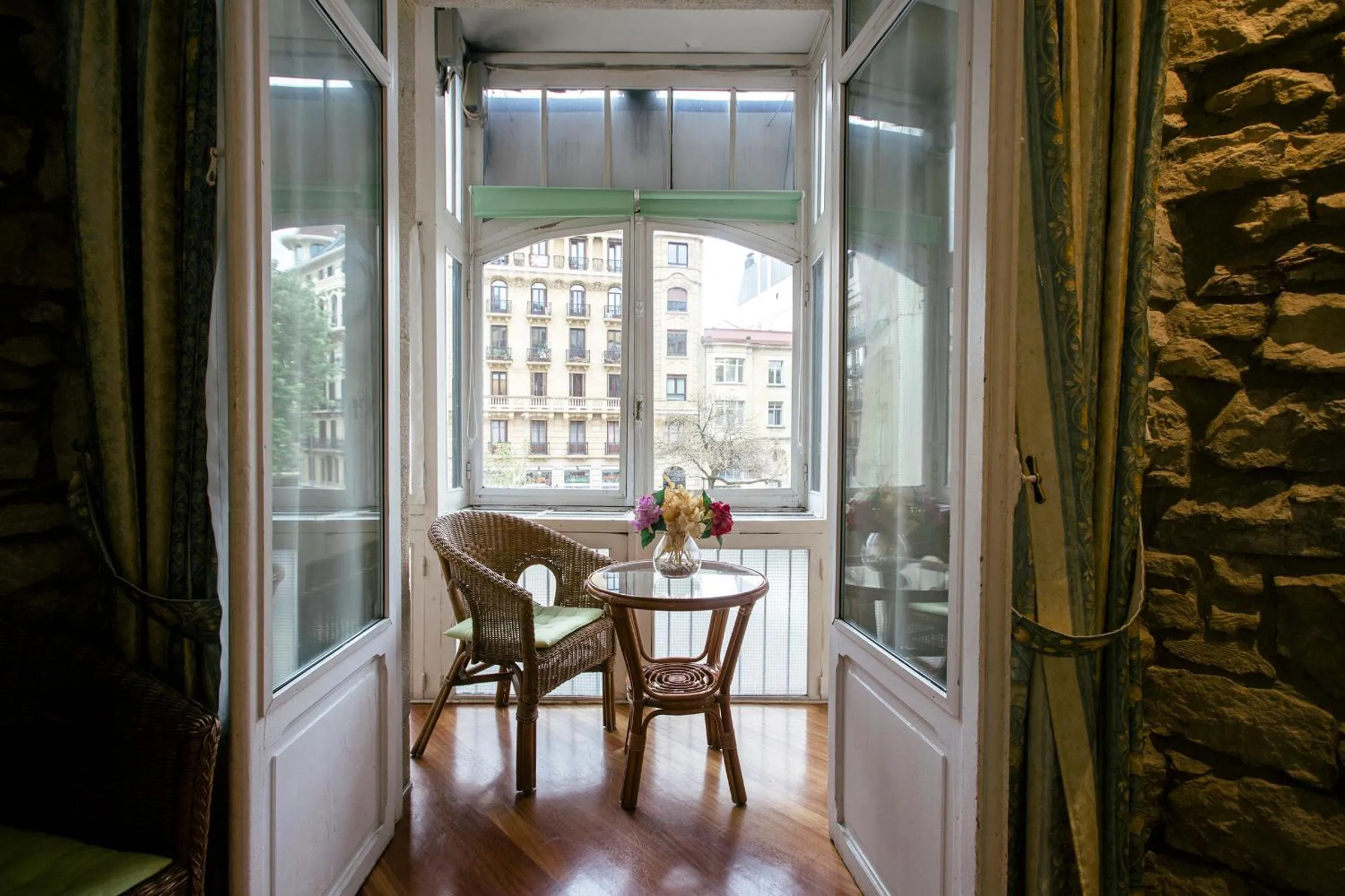 Seating area in Pensión Nuevas Artes
