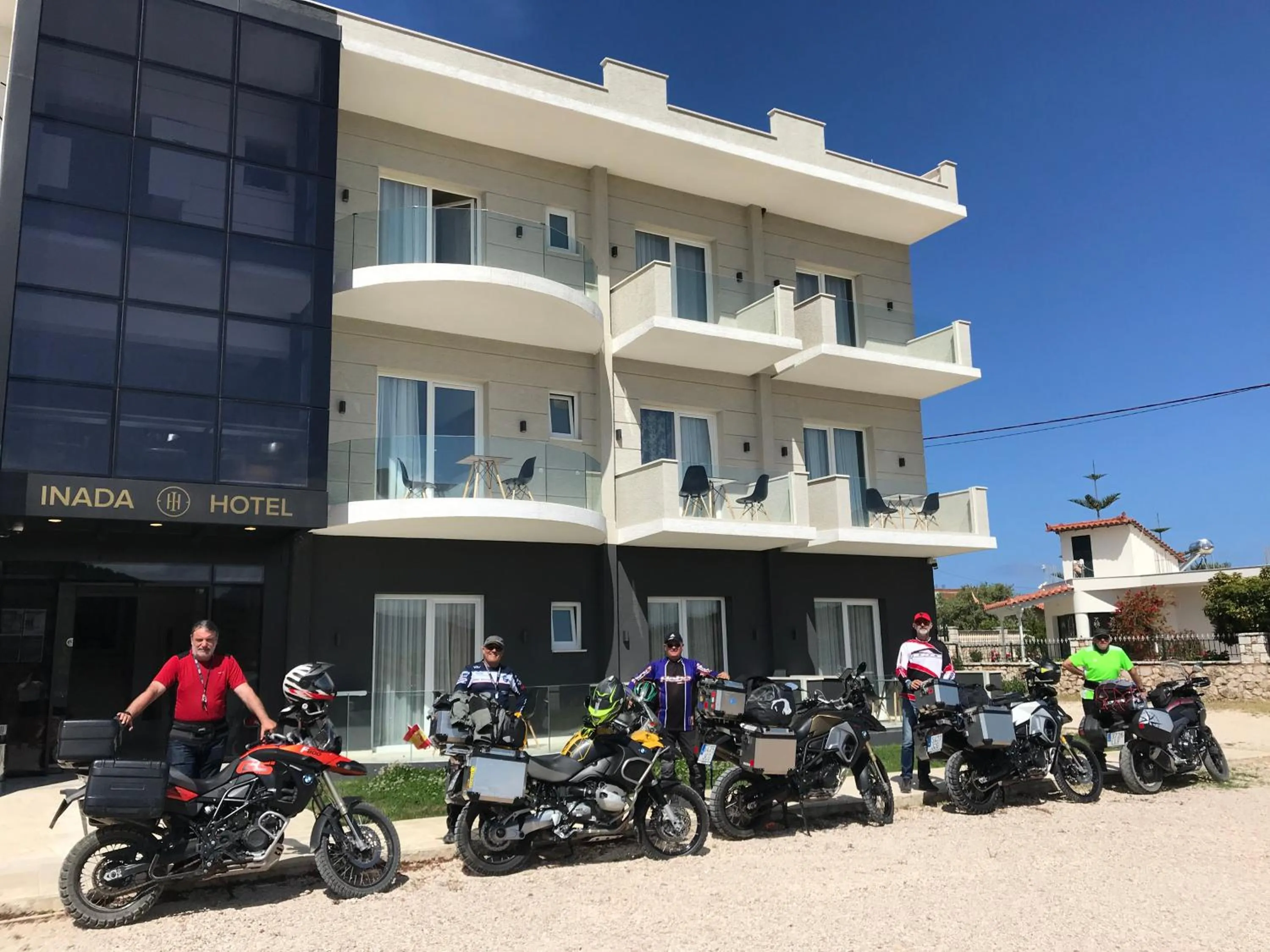 Parking in Inada Hotel Ksamil