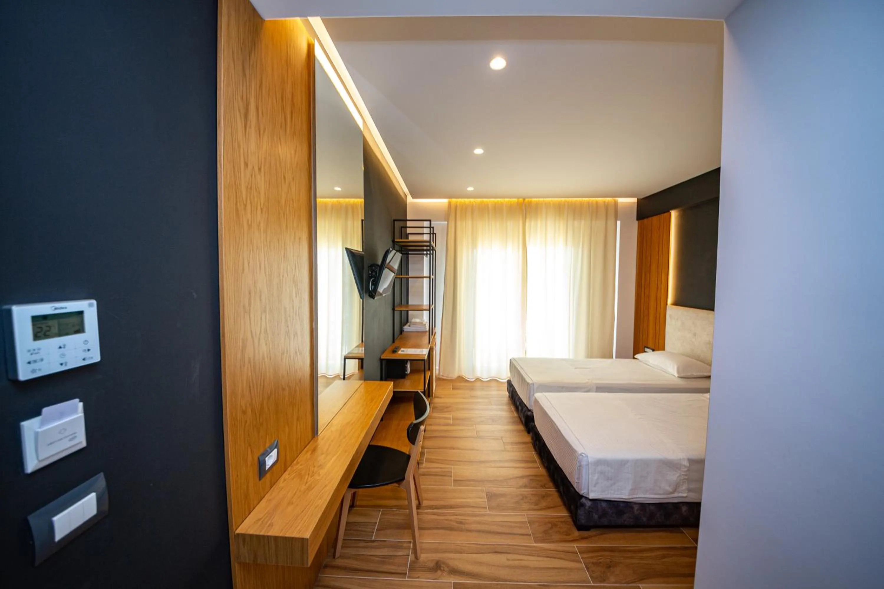 Bedroom, Bed in Inada Hotel Ksamil