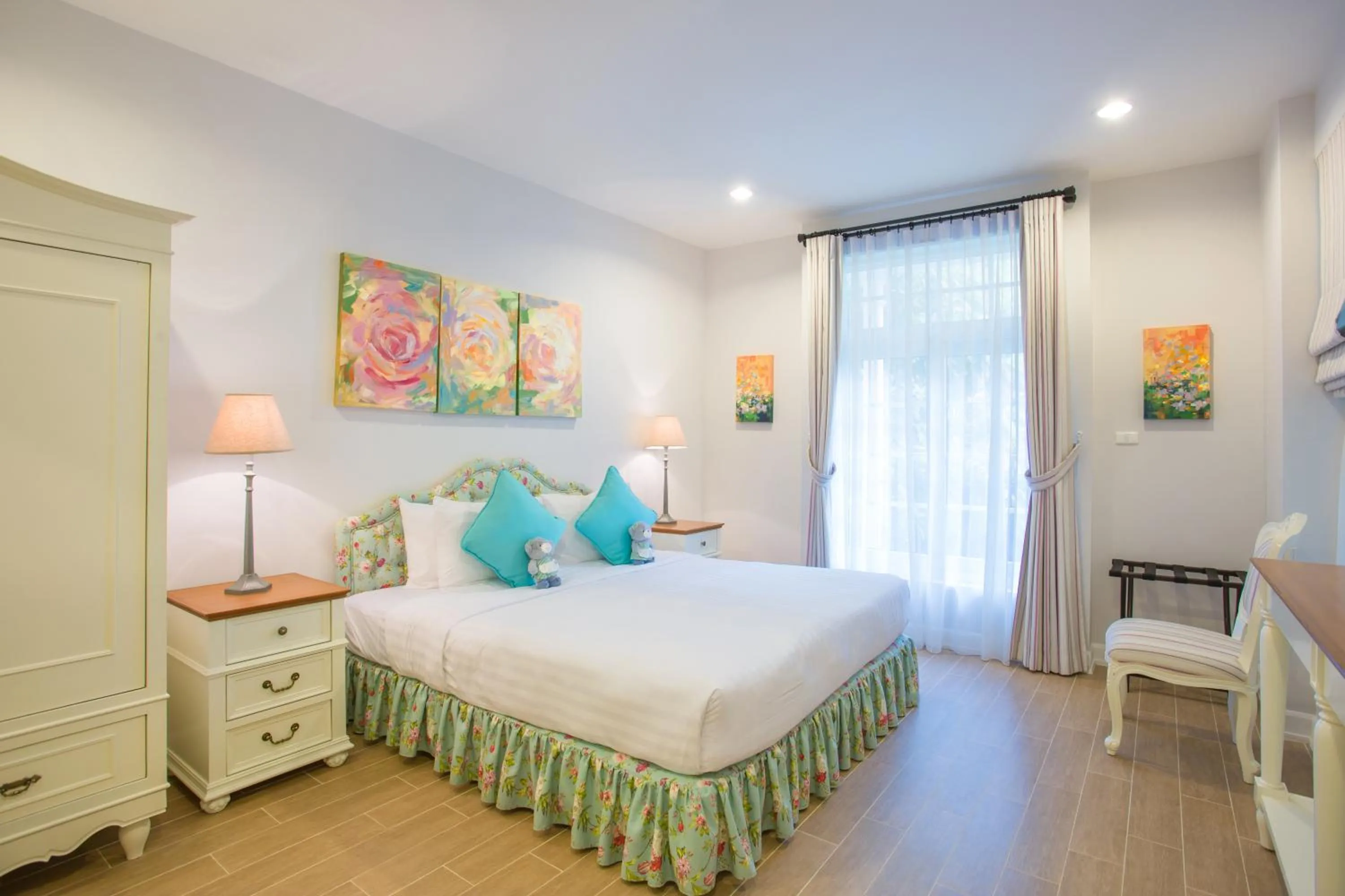 Bed in Kensington English Garden Resort Khaoyai