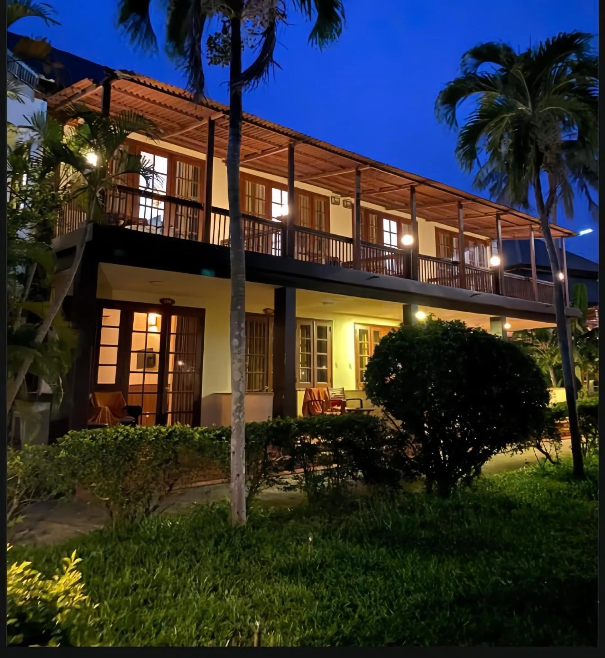 Garden view in Little Muine Cottages Resort