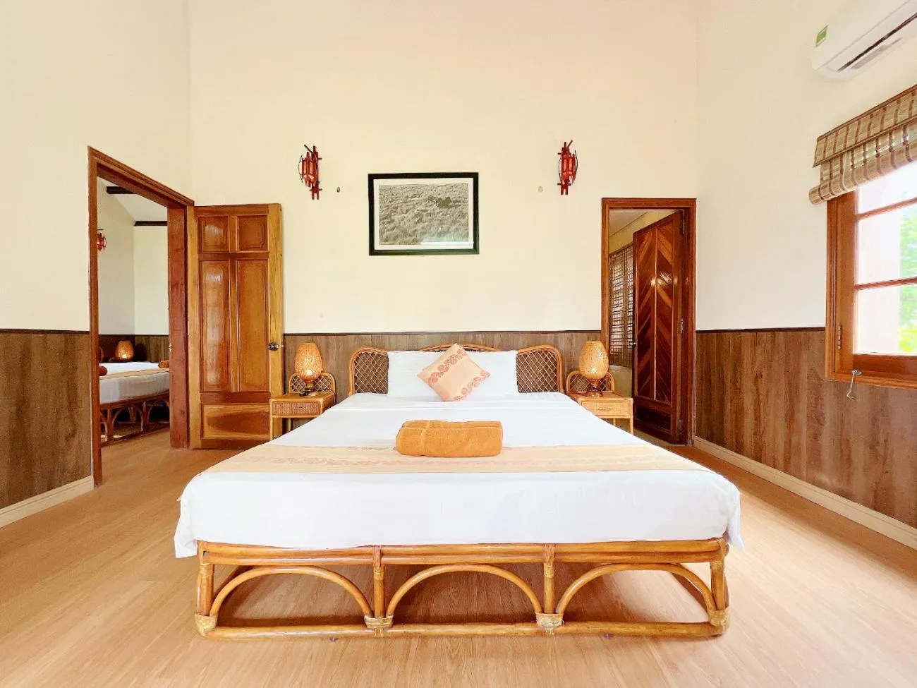 Bed in Little Muine Cottages Resort