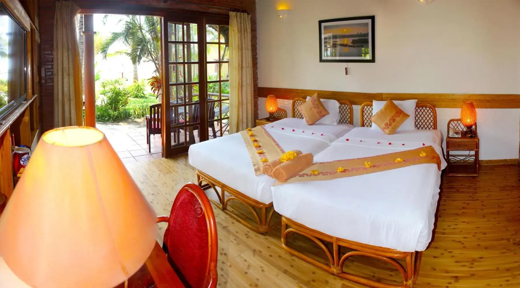 Bedroom, Bed in Little Muine Cottages Resort Bedroom, Bed in Little Muine Cottages Resort