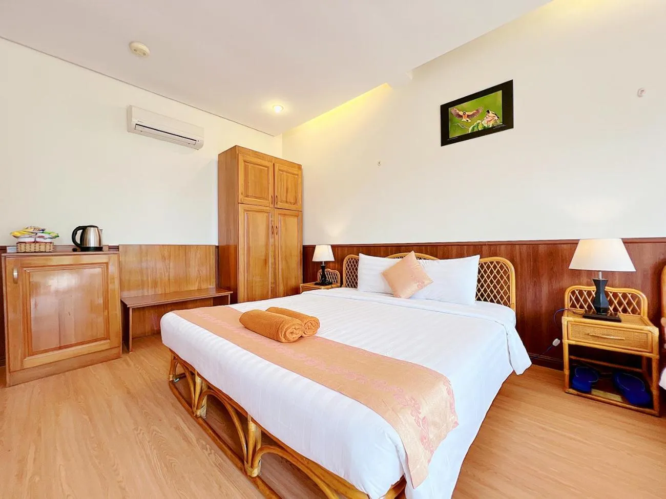 Bed in Little Muine Cottages Resort