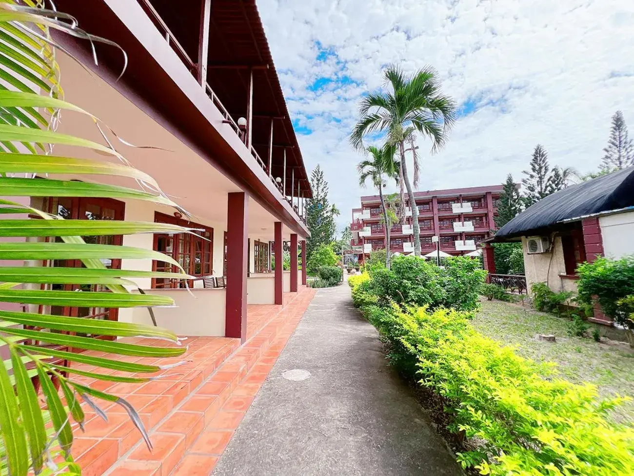 Garden view in Little Muine Cottages Resort Garden view in Little Muine Cottages Resort