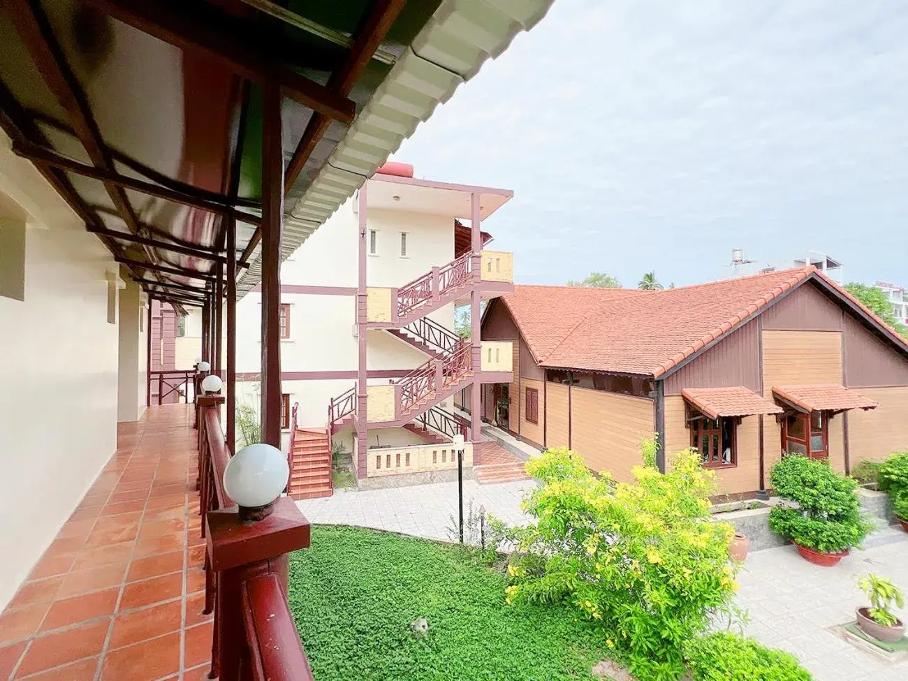 Garden view in Little Muine Cottages Resort Garden view in Little Muine Cottages Resort