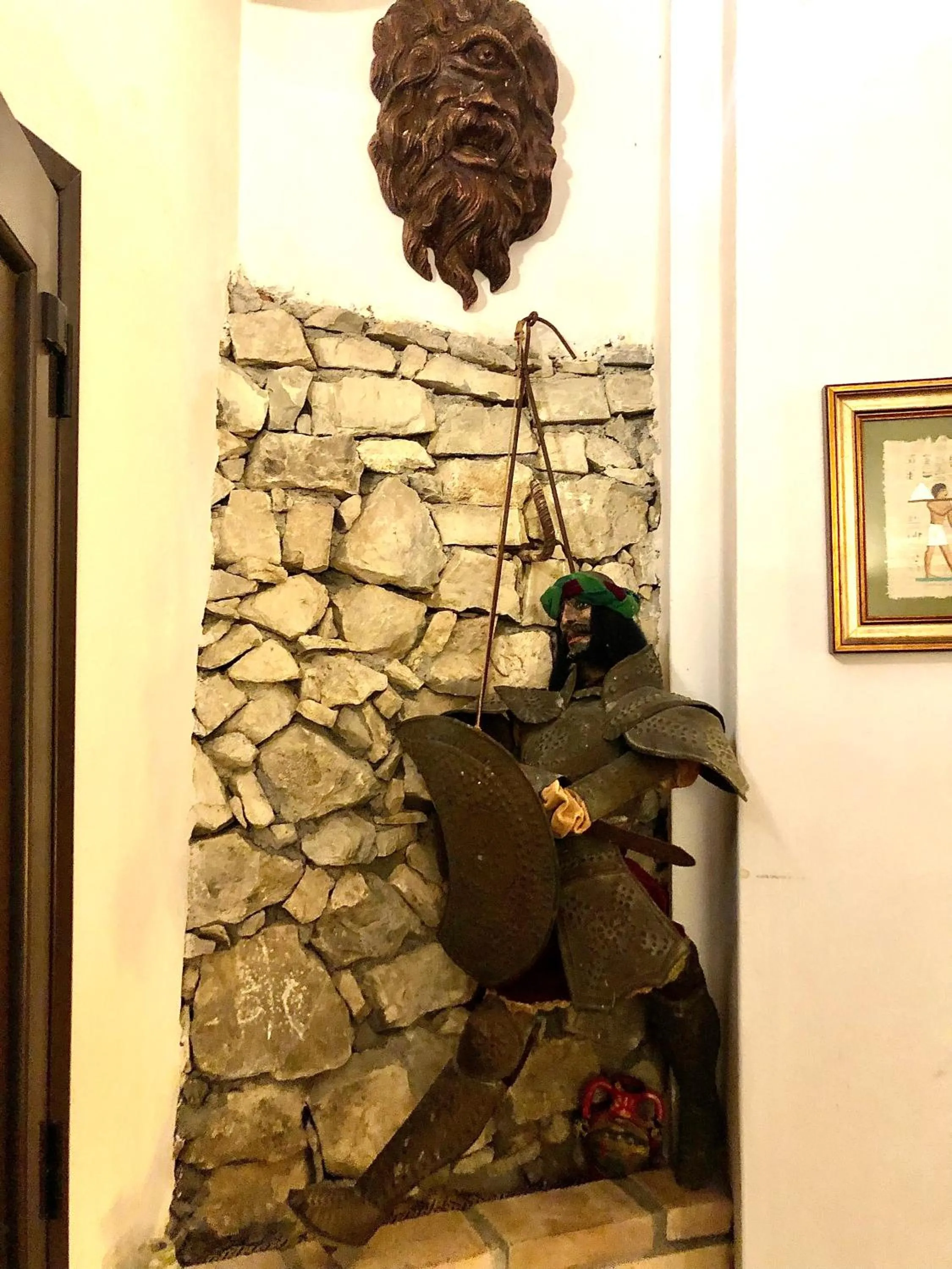 Decorative detail in Villa Almoezia Charming B&B