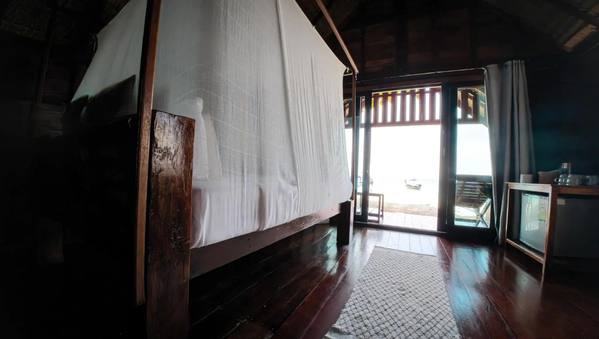 Bed in Forra Pattaya Sea View Bungalow