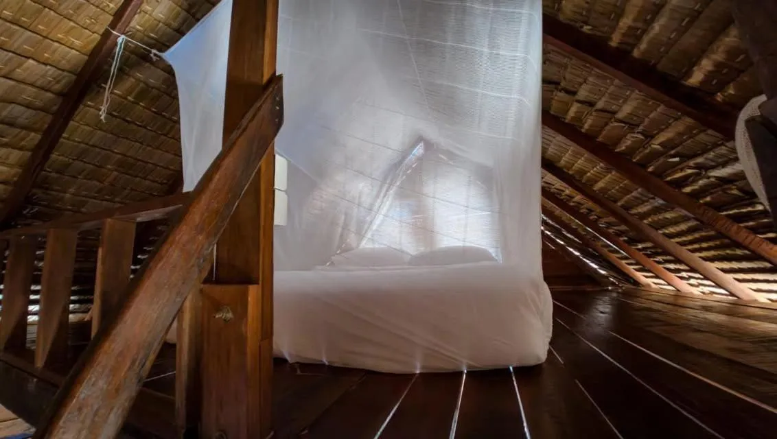 Bed in Forra Pattaya Sea View Bungalow