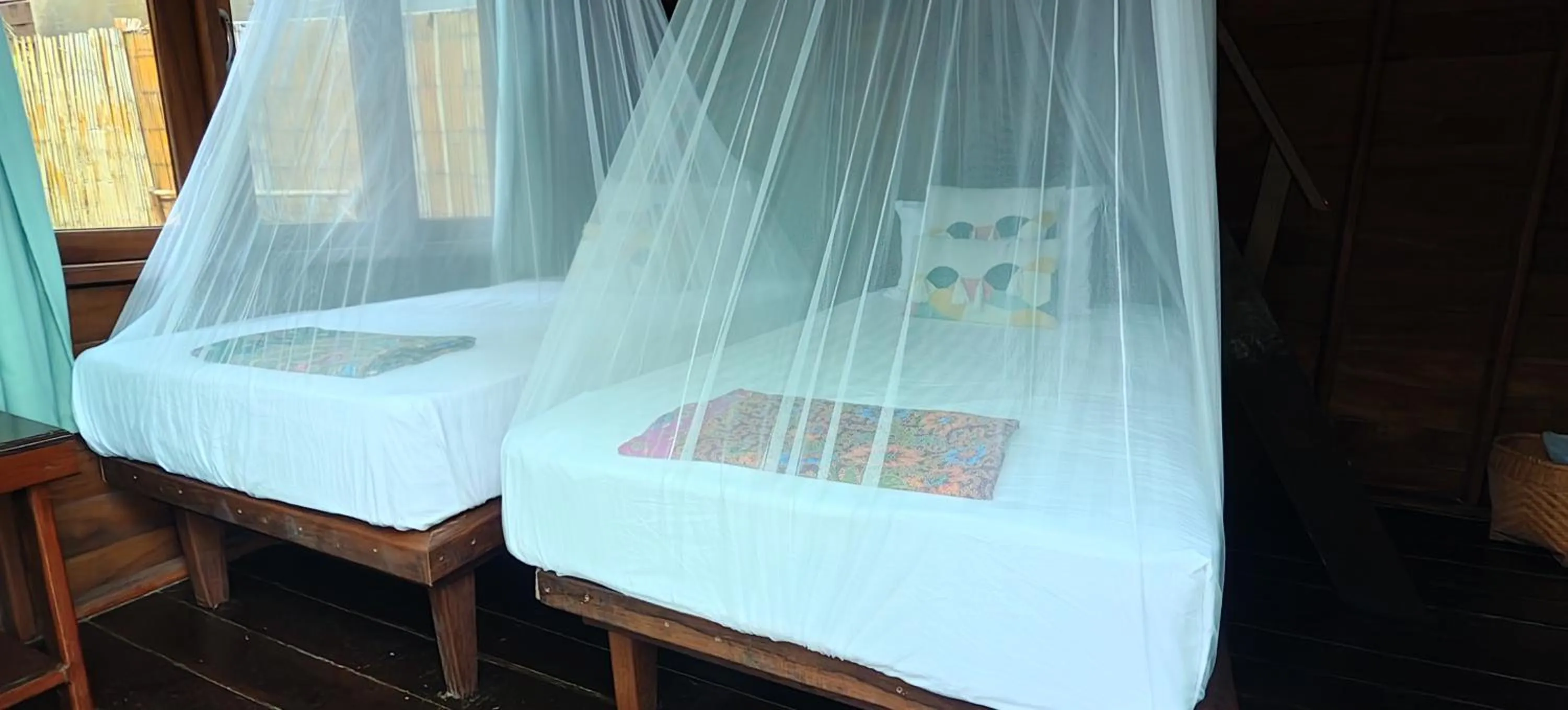 Bed in Forra Pattaya Sea View Bungalow