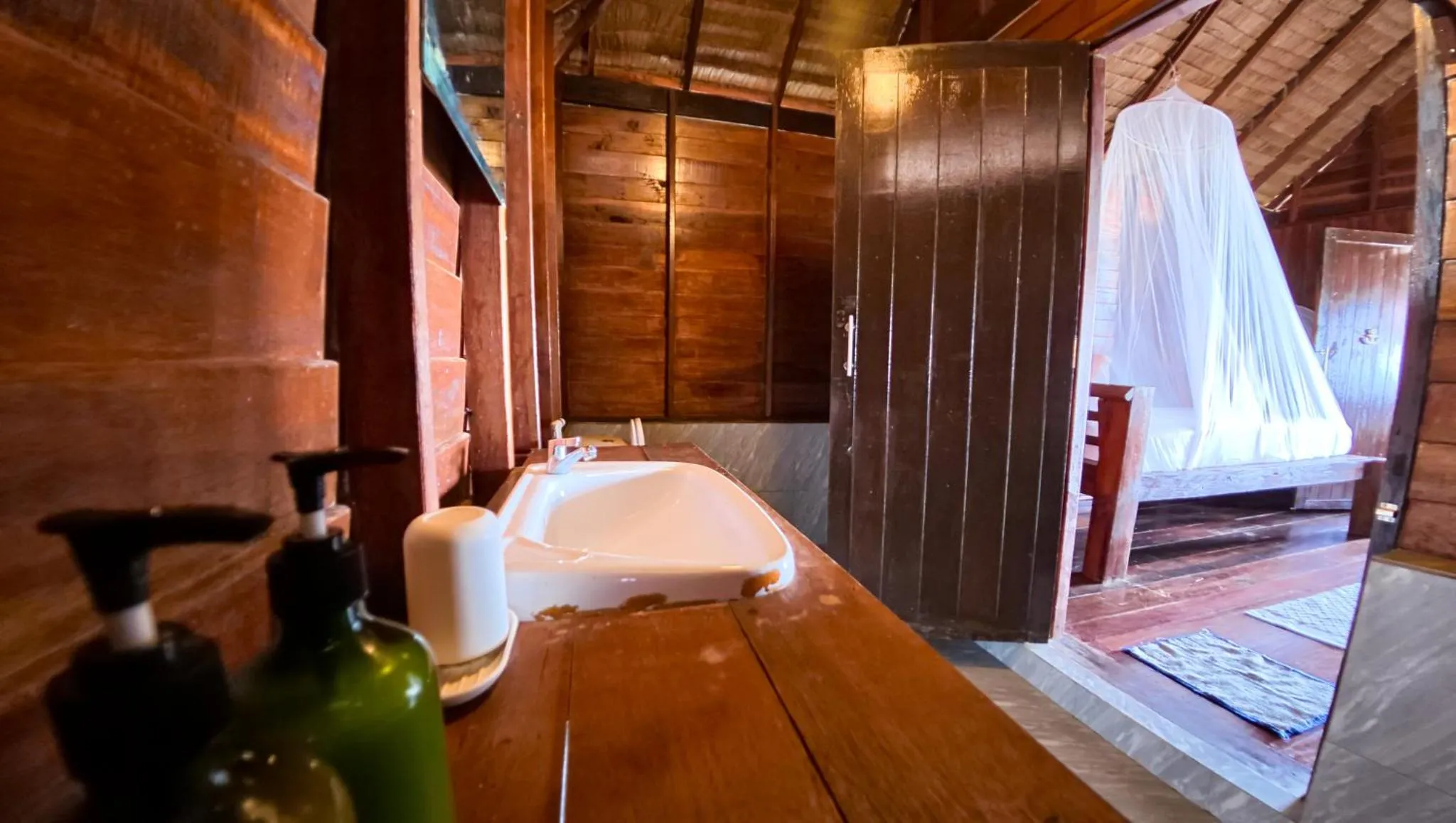 Bed in Forra Pattaya Sea View Bungalow