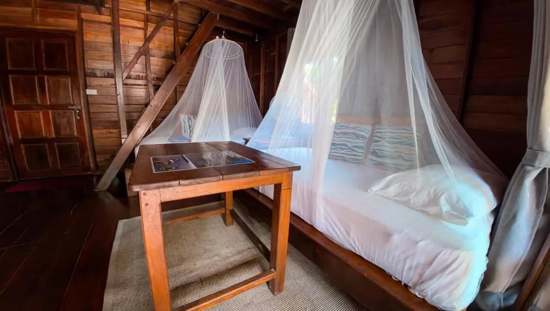 Bed in Forra Pattaya Sea View Bungalow