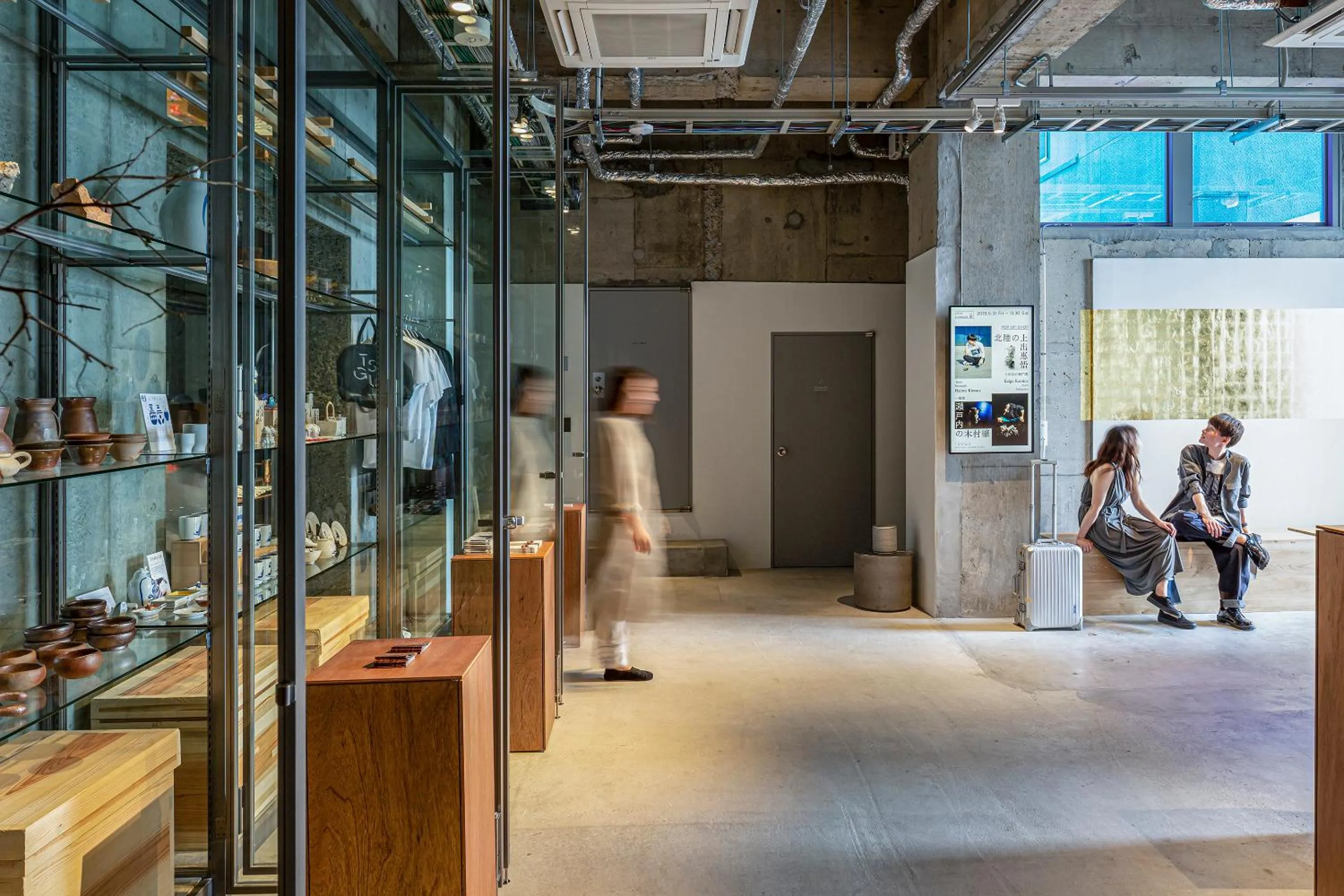 On-site shops in TSUGU Kyoto Sanjo by THE SHARE HOTELS