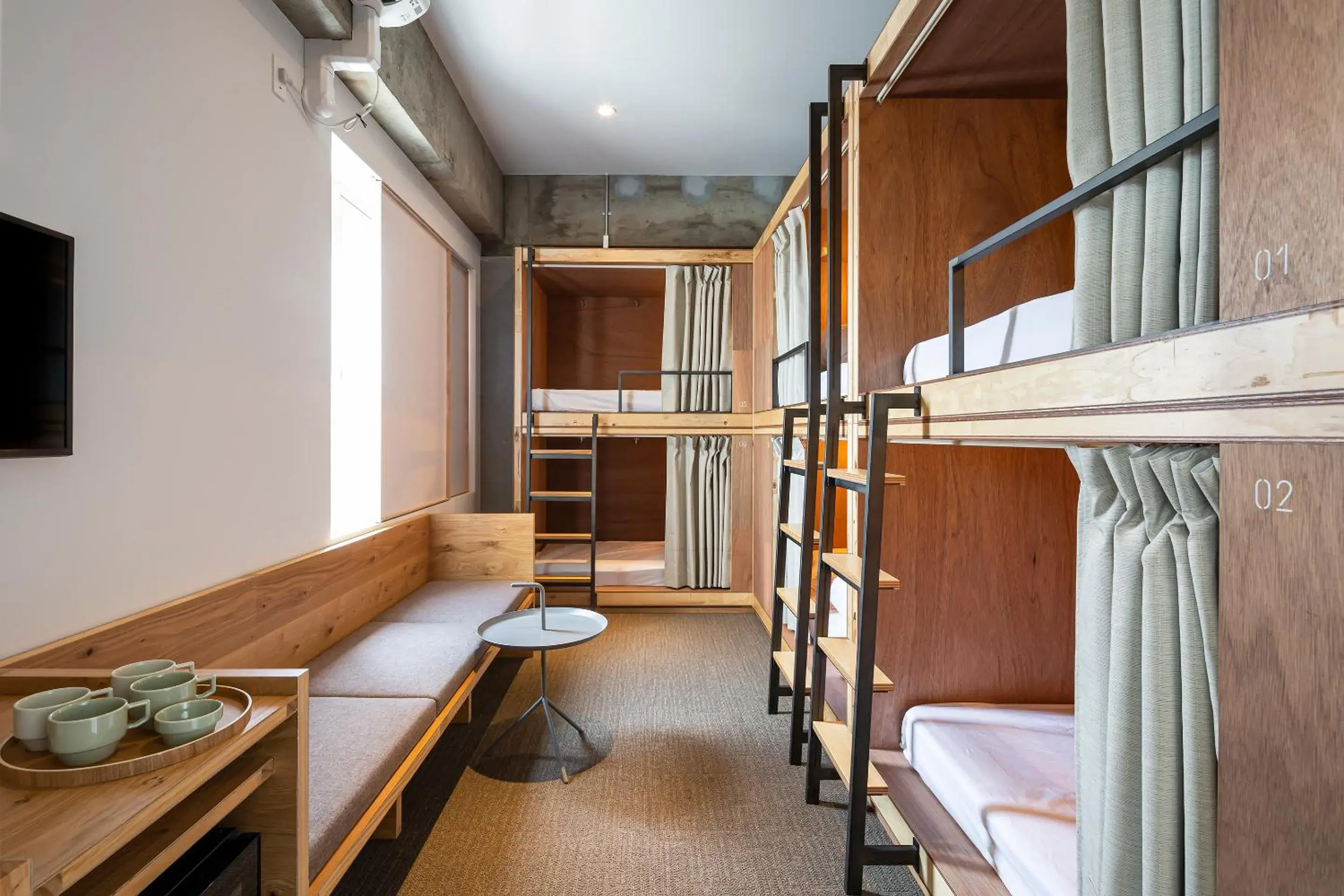 Superior with Bunk Beds in TSUGU Kyoto Sanjo by THE SHARE HOTELS Superior with Bunk Beds in TSUGU Kyoto Sanjo by THE SHARE HOTELS