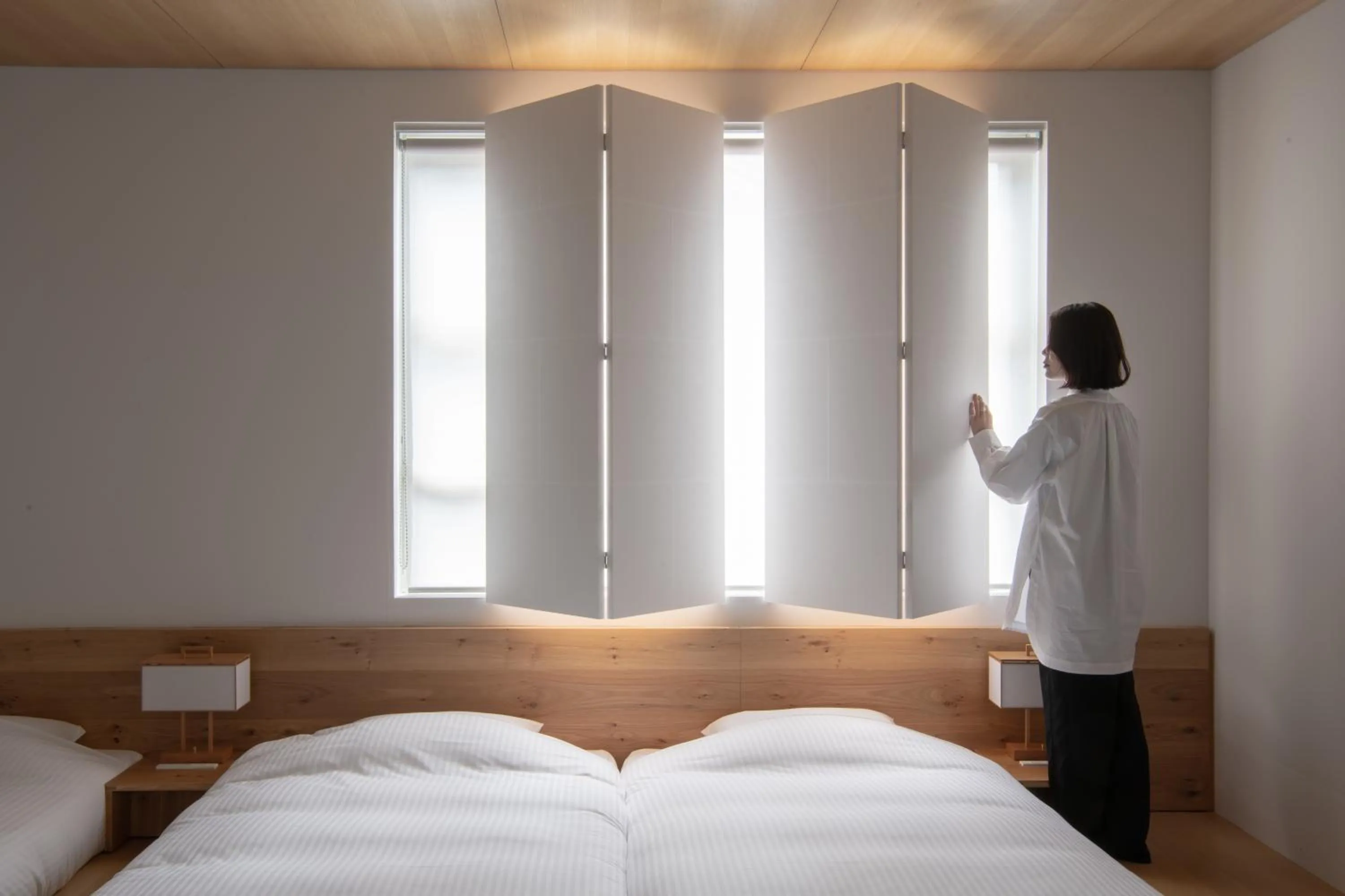 Photo of the whole room, Bed in TSUGU Kyoto Sanjo by THE SHARE HOTELS