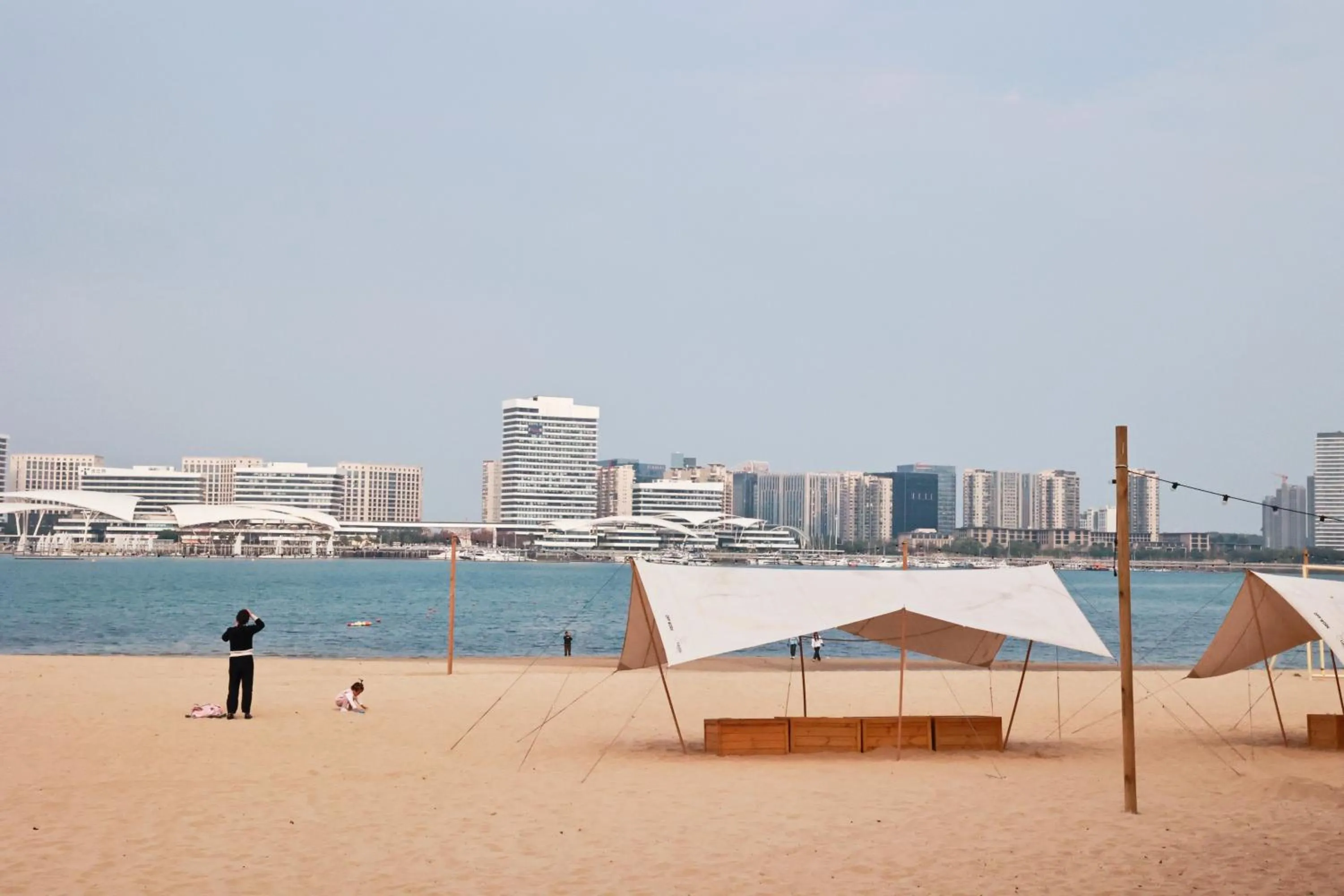 Beach in Wyndham Grand Plaza Royale Yuzhou Xiamen Wuyuan Bay