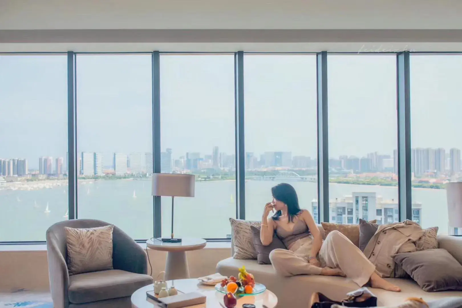 Sea view in Wyndham Grand Plaza Royale Yuzhou Xiamen Wuyuan Bay Sea view in Wyndham Grand Plaza Royale Yuzhou Xiamen Wuyuan Bay