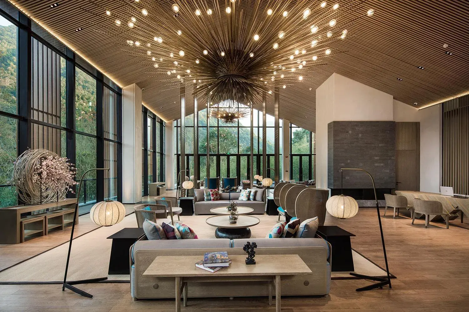 Lobby or reception in AHN LAN Ninghai Lobby or reception in AHN LAN Ninghai