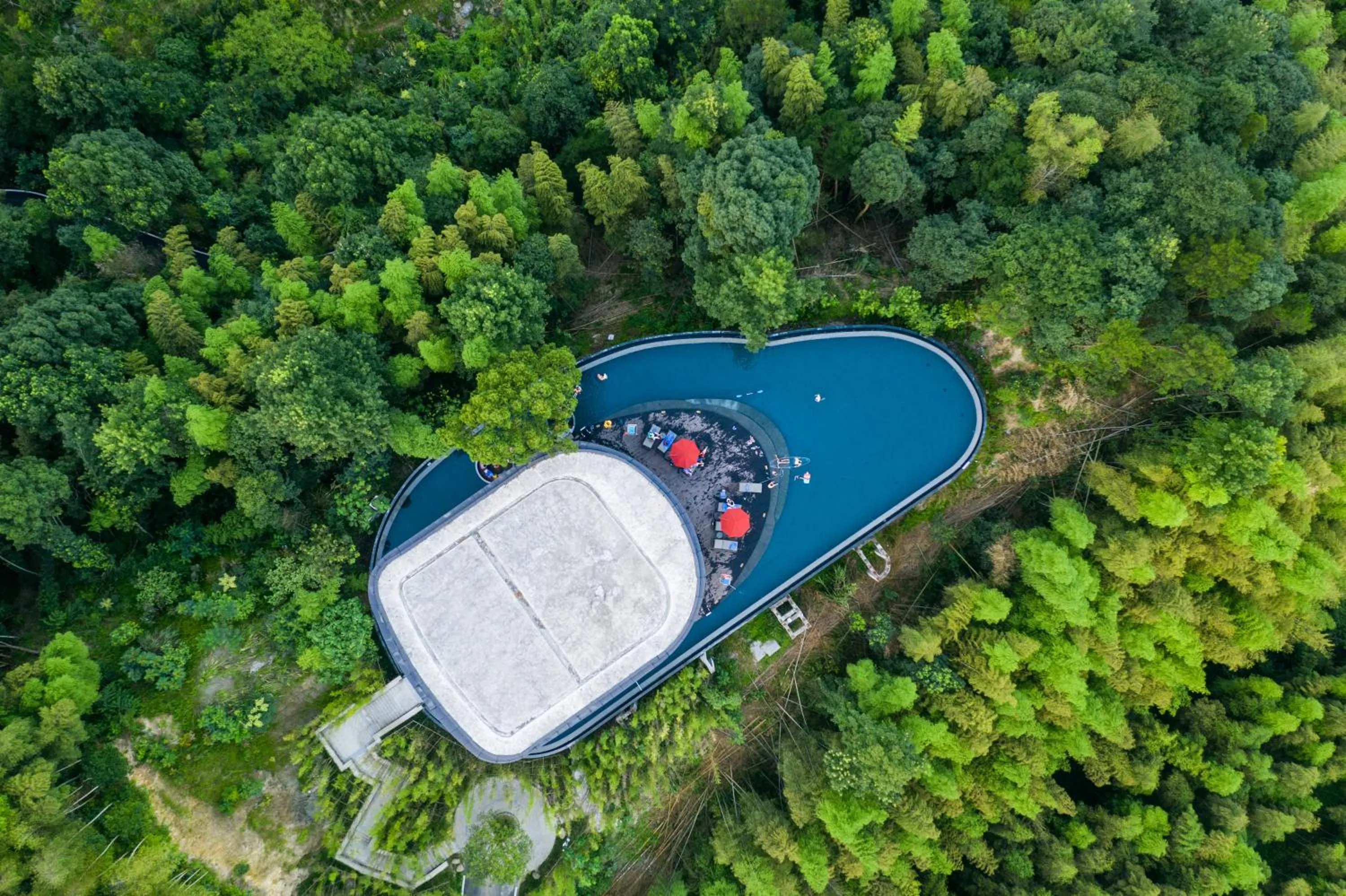 Swimming pool in AHN LAN Ninghai