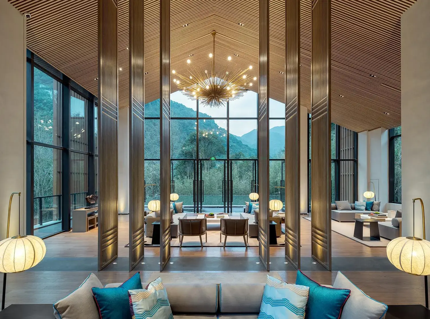 Lobby or reception in AHN LAN Ninghai Lobby or reception in AHN LAN Ninghai