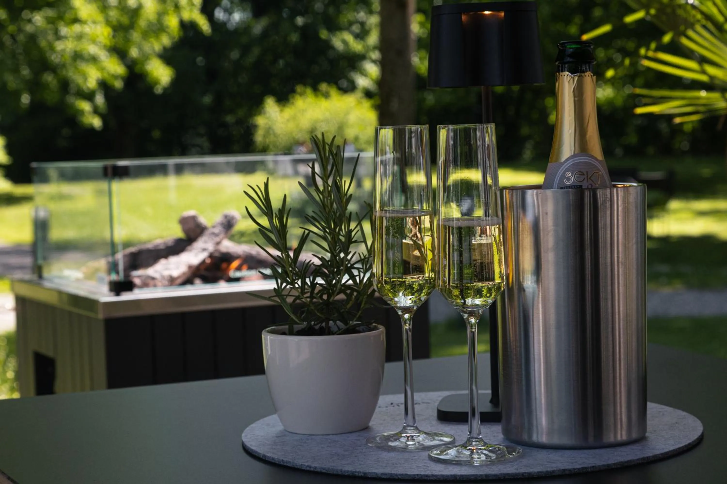 Garden in Hotel Raphael im Allgäu