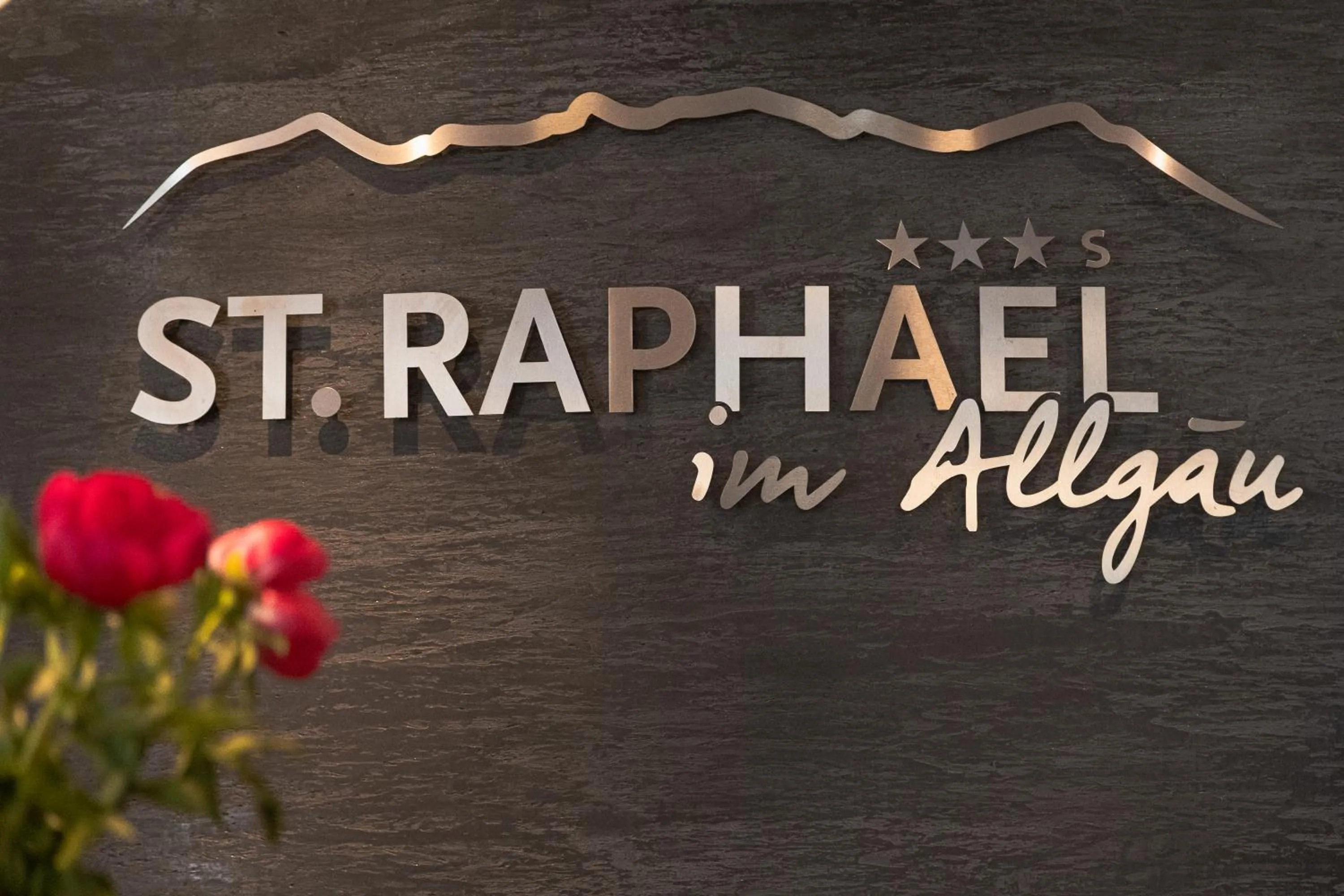 Lobby or reception in Hotel Raphael im Allgäu