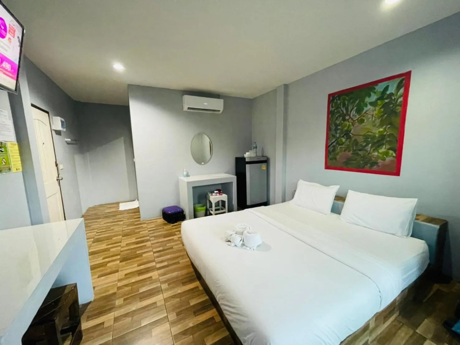 Bedroom, Bed in Baan Ruay Suk Resort, Lopburi