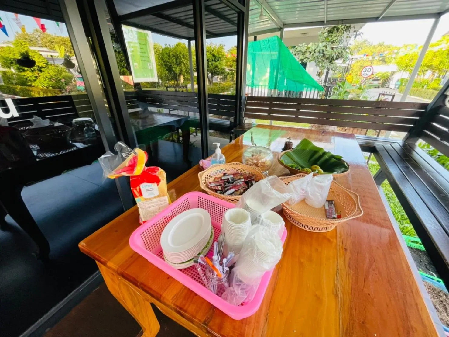 Breakfast in Baan Ruay Suk Resort, Lopburi