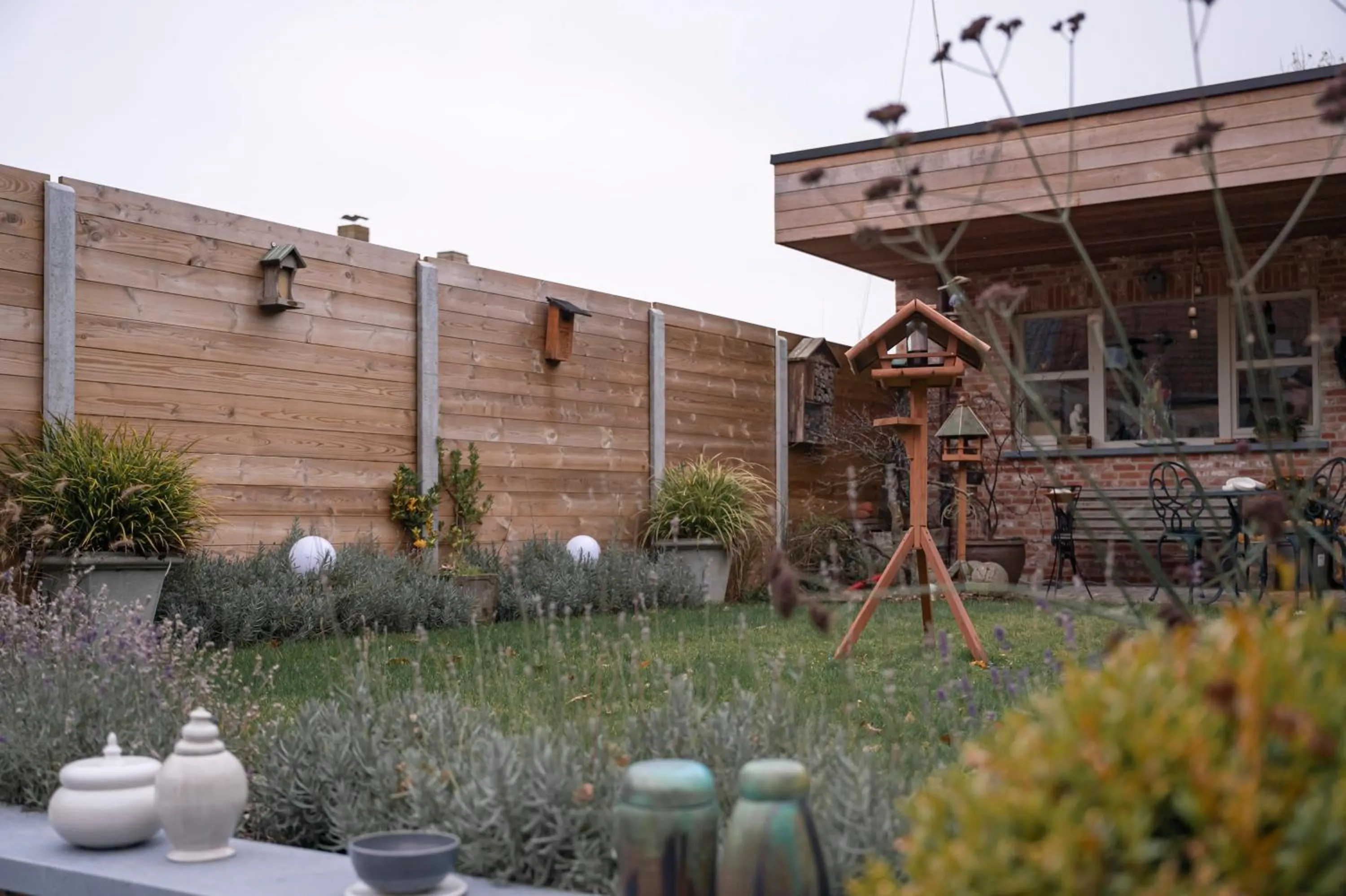 Garden in B&B De Klaproos